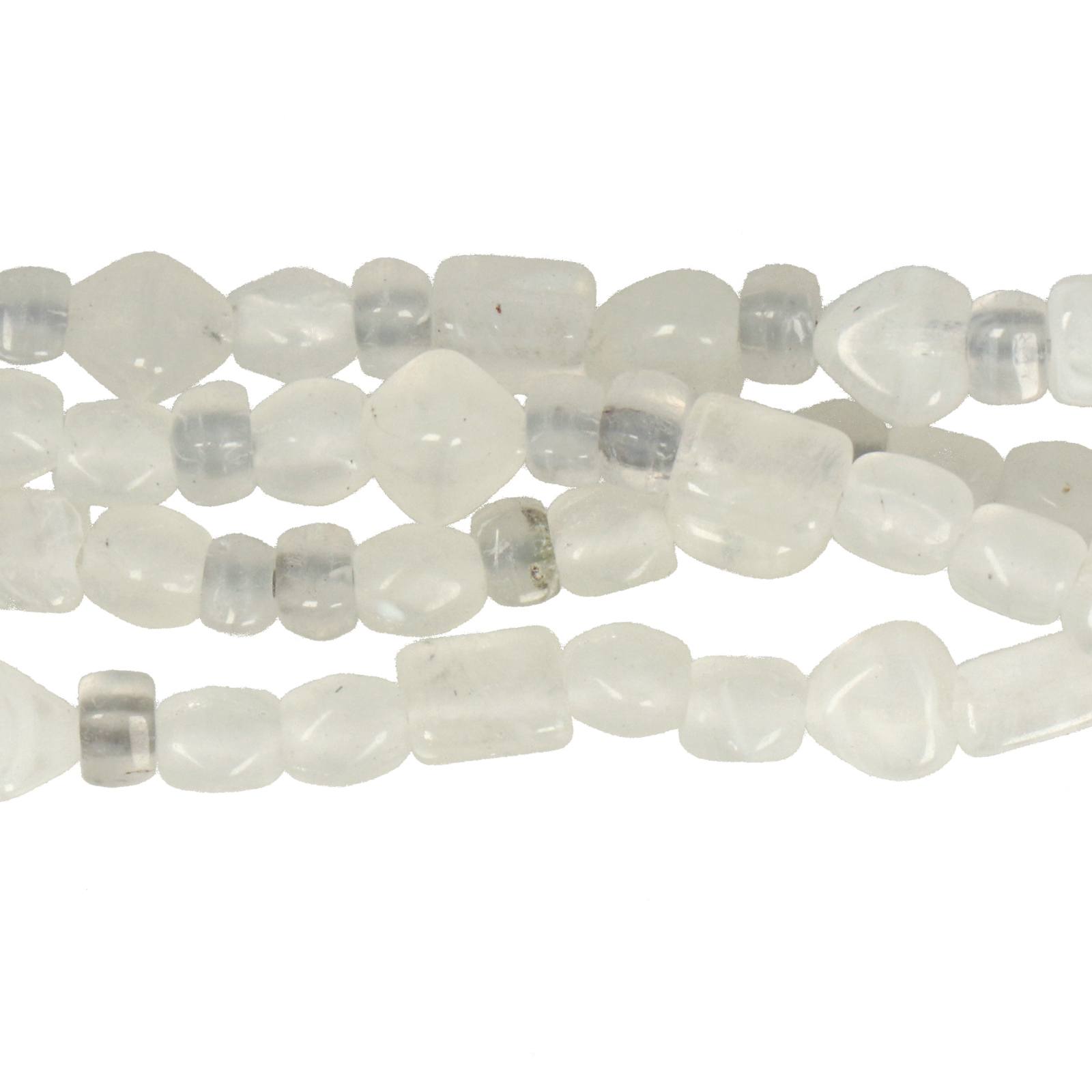 mix strand - glasperlen white marble - 4 strang | 1st