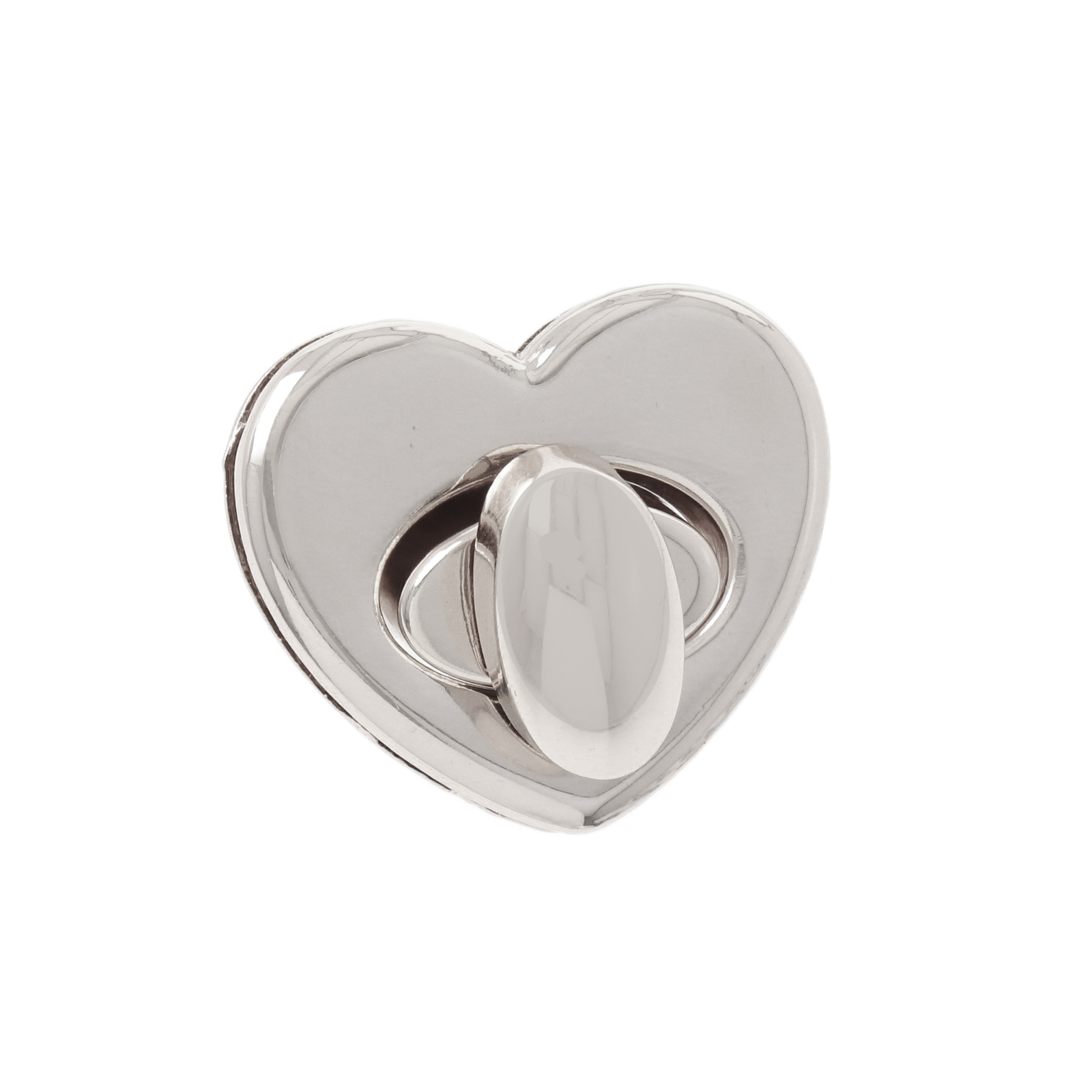 bag clasp silver turn clasp 30x26mm | 1pc