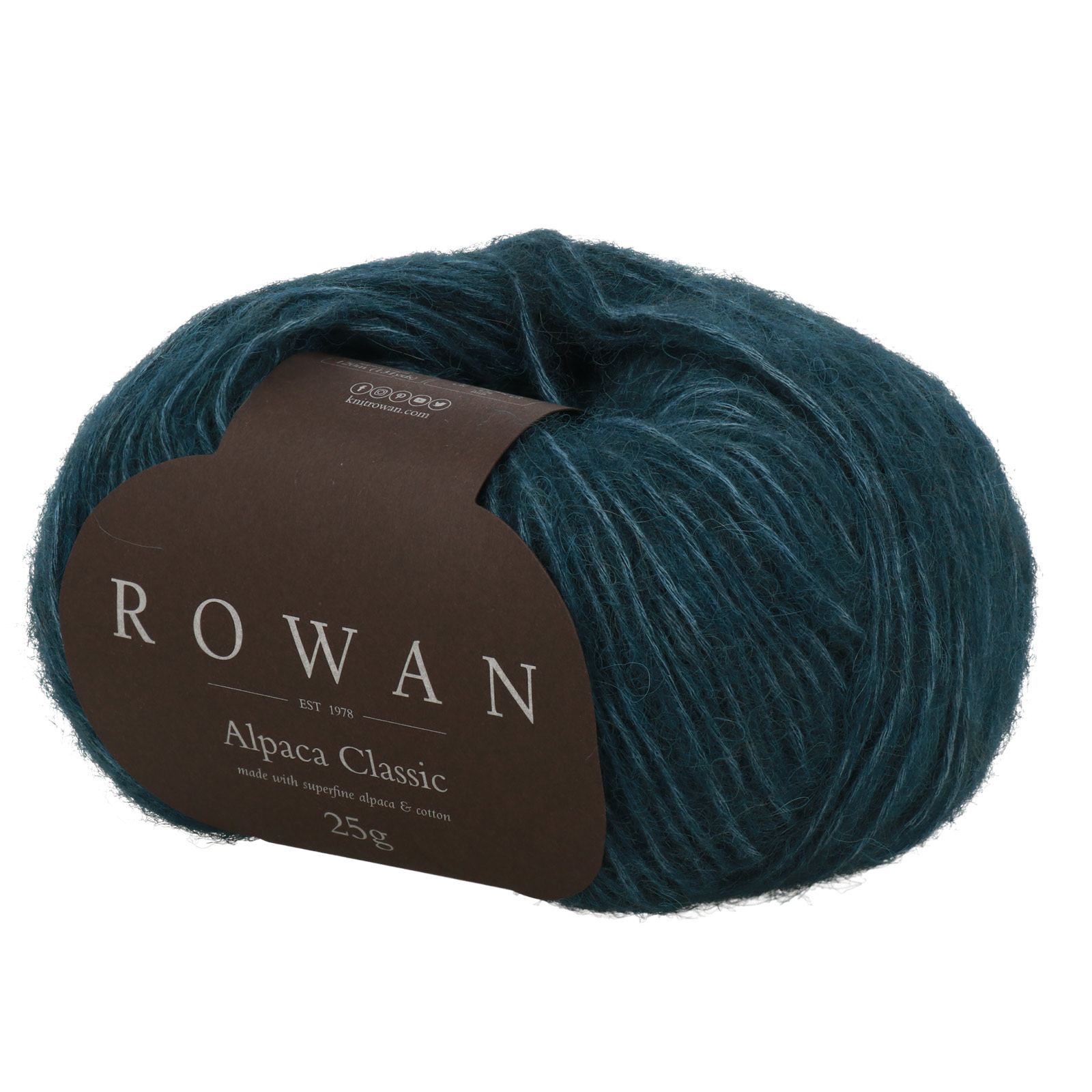 alpaca classic rowan - deep teal (109) - 25gr (120mt) | 1pc