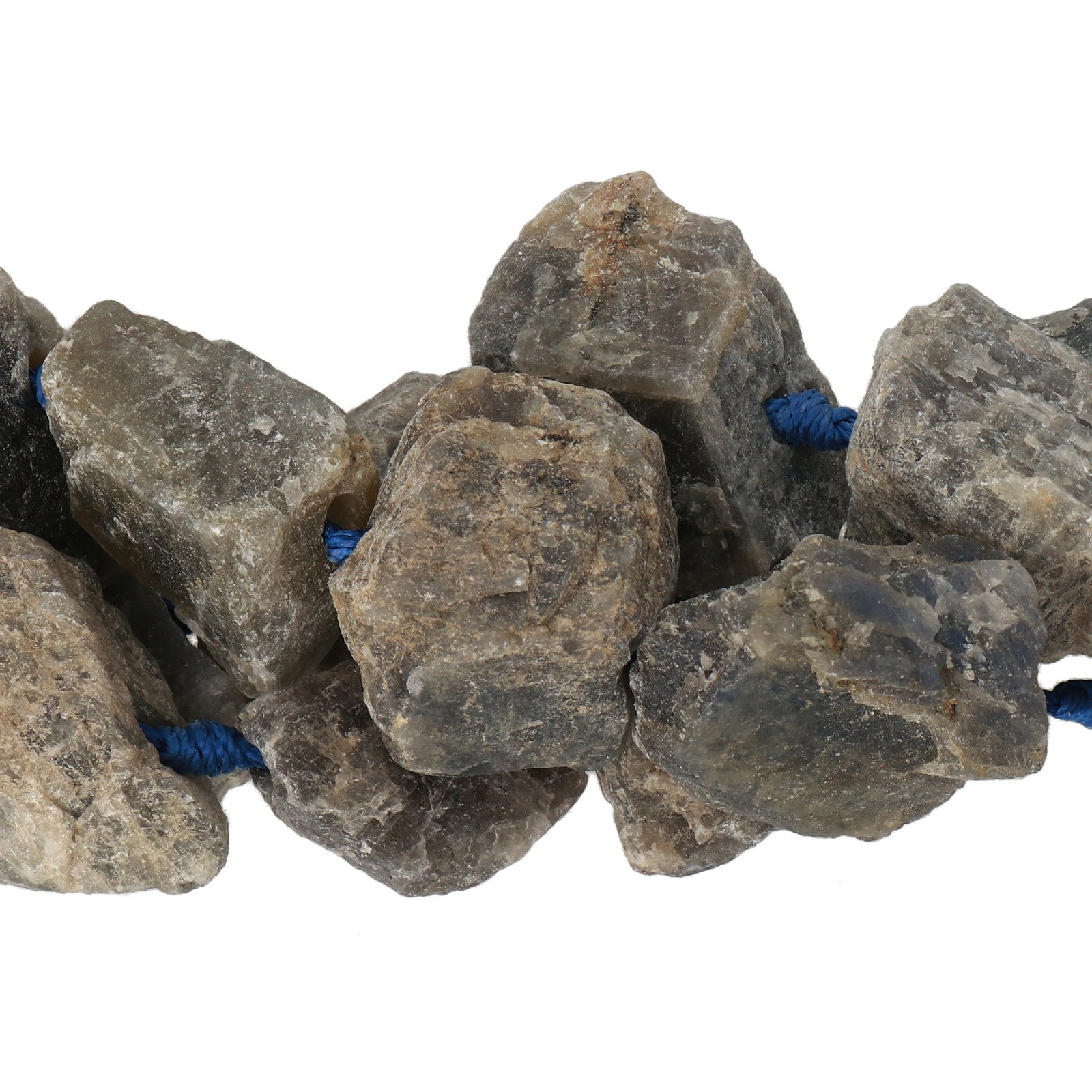 labradorite rough nugget 15-25mm approx. | 16-inch strand