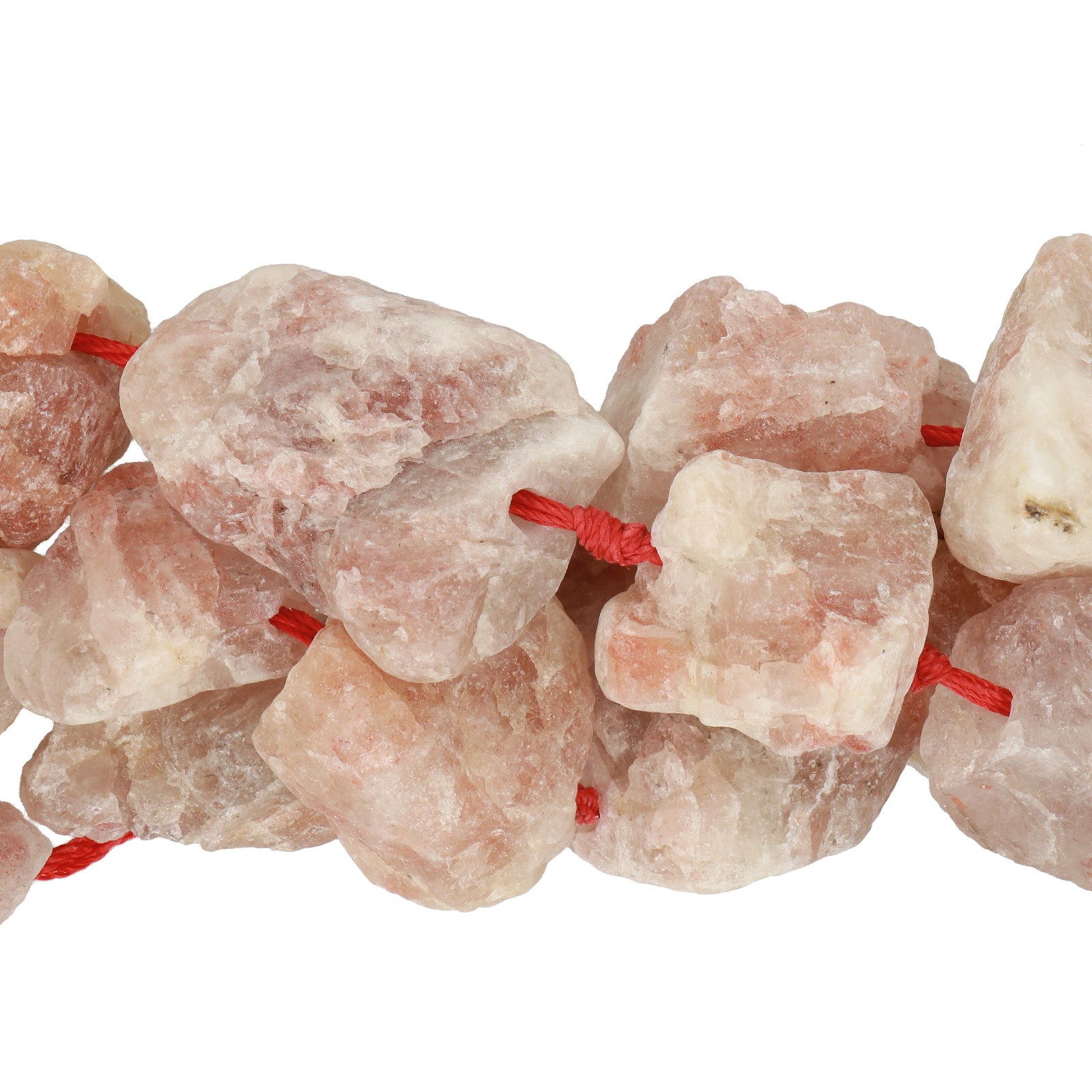 sunstone rough nugget 15-25mm approx. | 16-inch strand