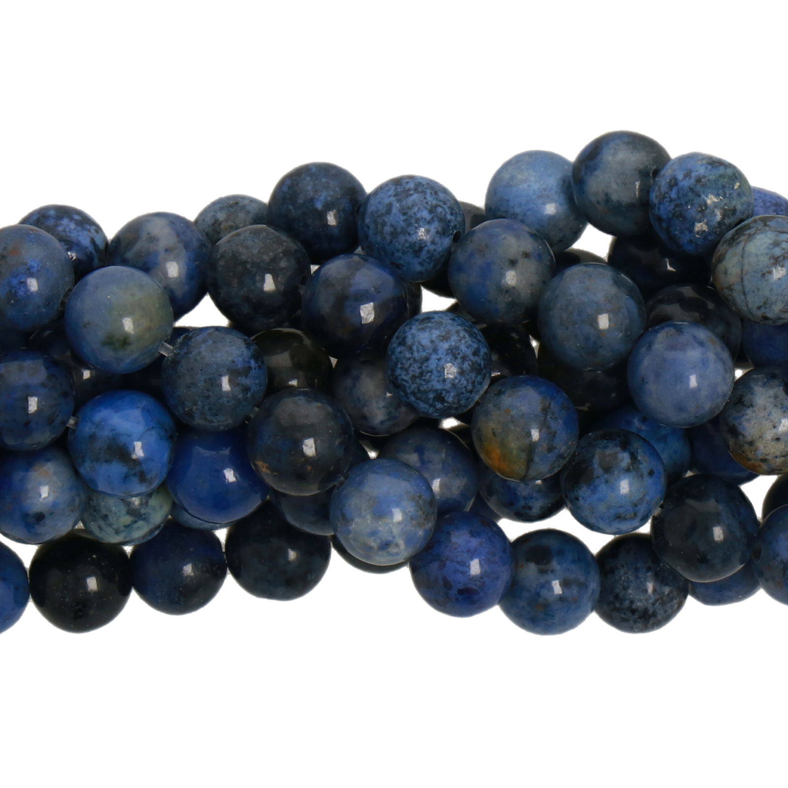 dumortierite smooth round 6mm | 15/16-inch strand
