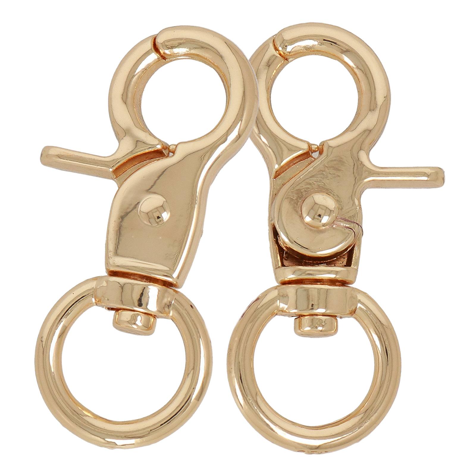 diy bag diy taschen gold carabiner 46x20mm (inner 13mm | 2pc