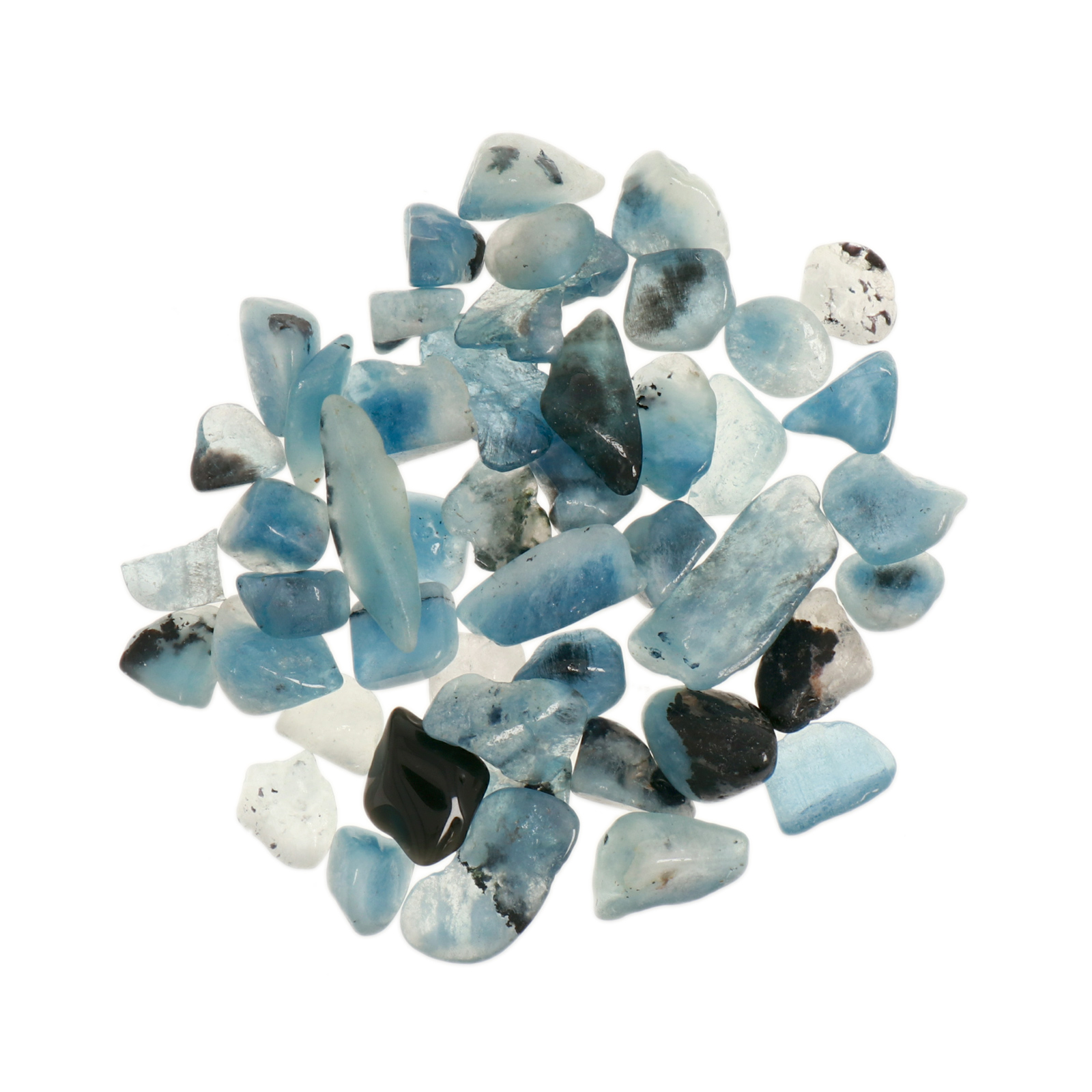 dark aquamarine chips 0,5-1,5cm aprox. | 25gr