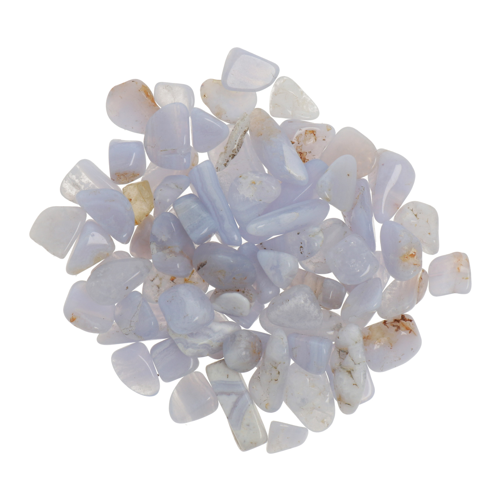 blue lace agate chips 0,8-1,5cm aprox. | 50gr