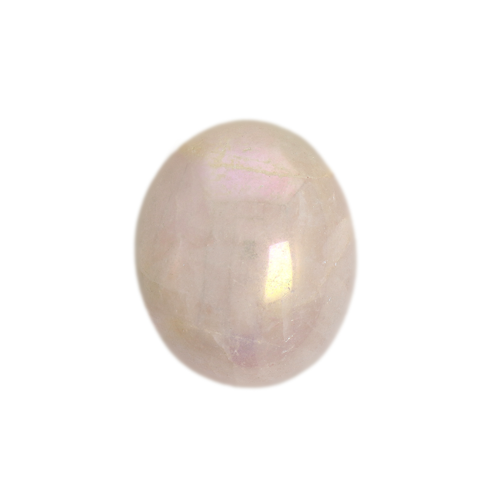 rock crystal plated ab tumbled polished 2-2,5cm aprox. | 2pc
