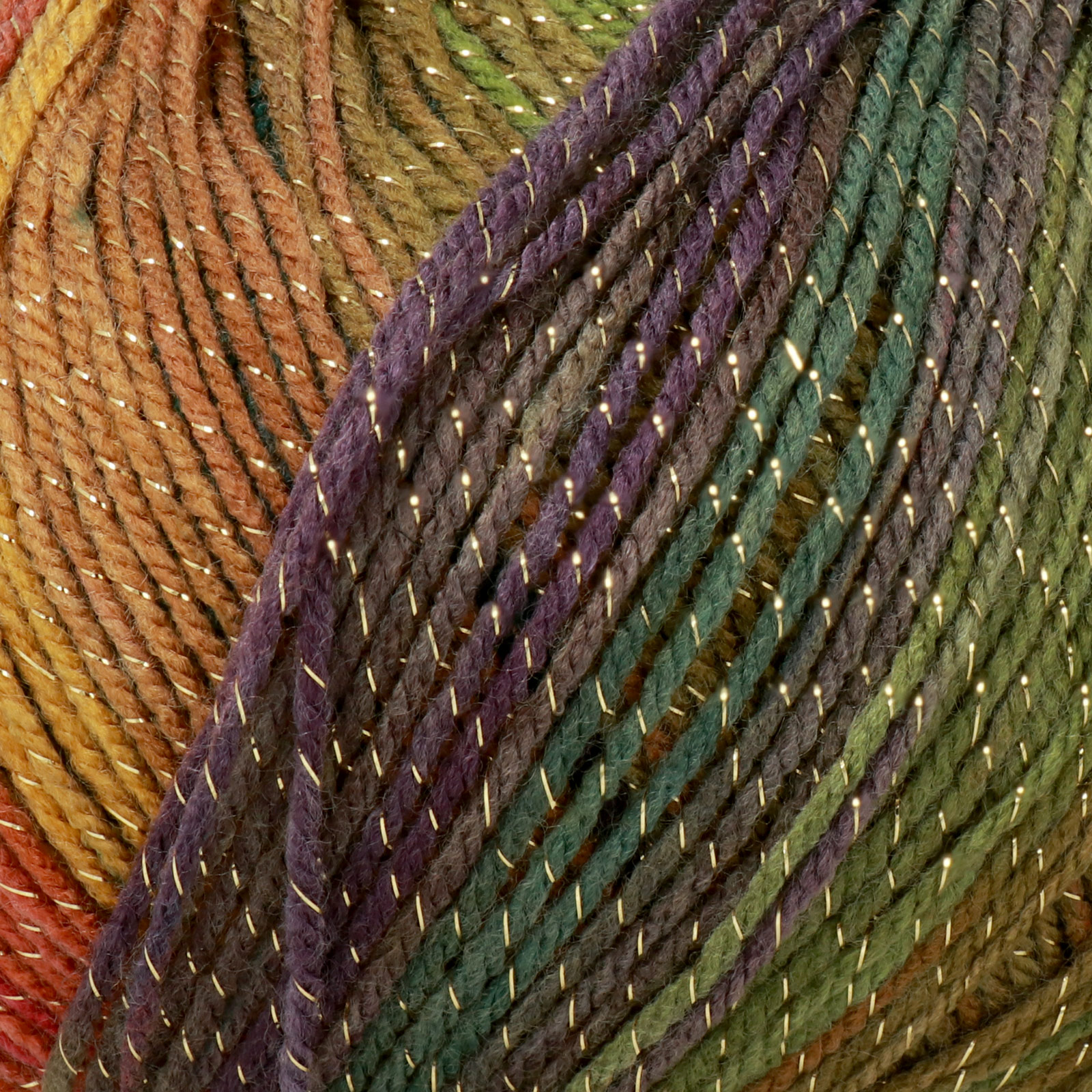 miss tricot filati van gogh batik lux green/brown/fuchsia (052) - 100gr (360mt) | 1pc