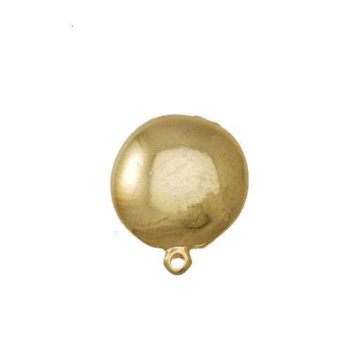 gold plated clip-on earring 17mm | 2pc