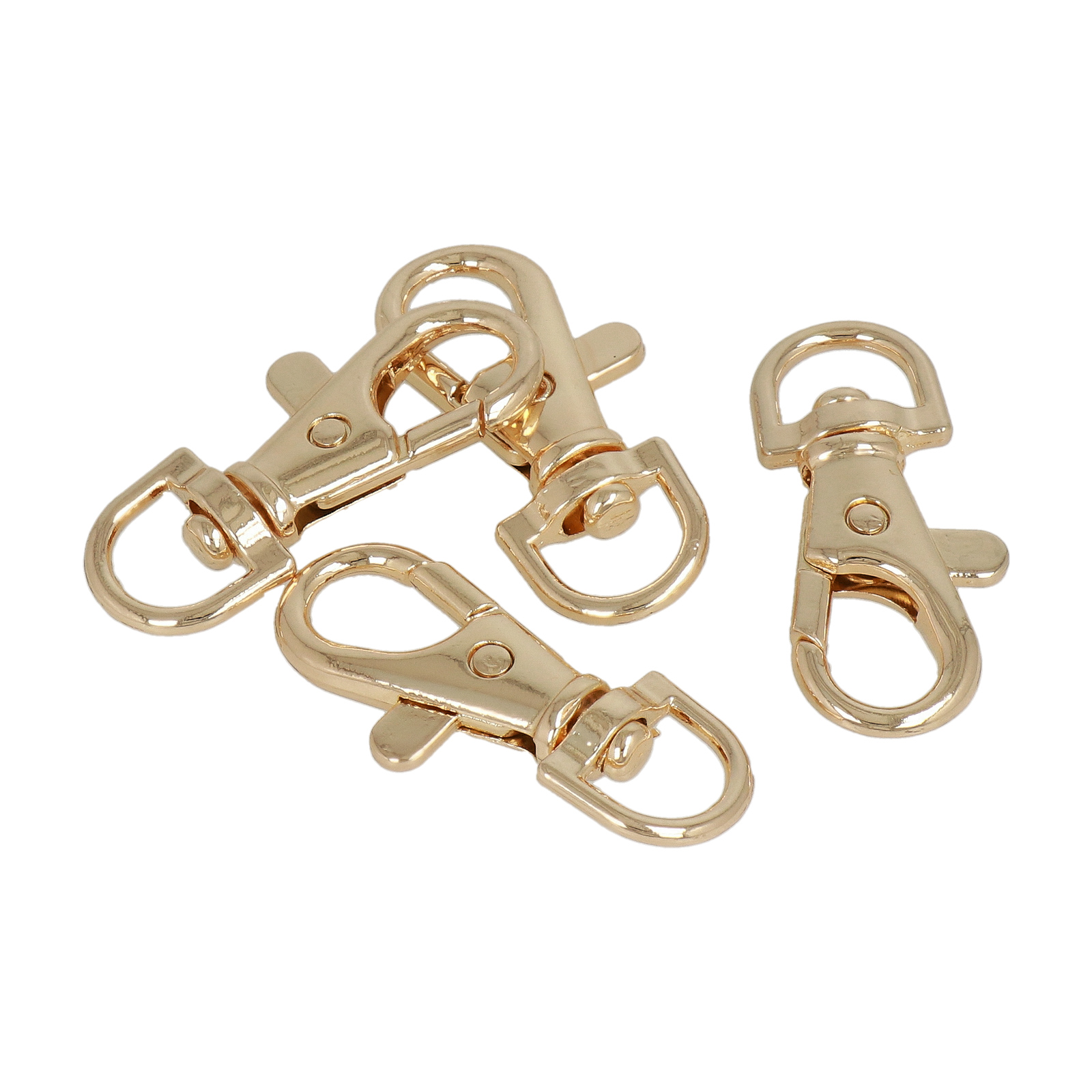 diy bag diy taschen gold carabiner 38x16mm (inner 10mm) | 4pc