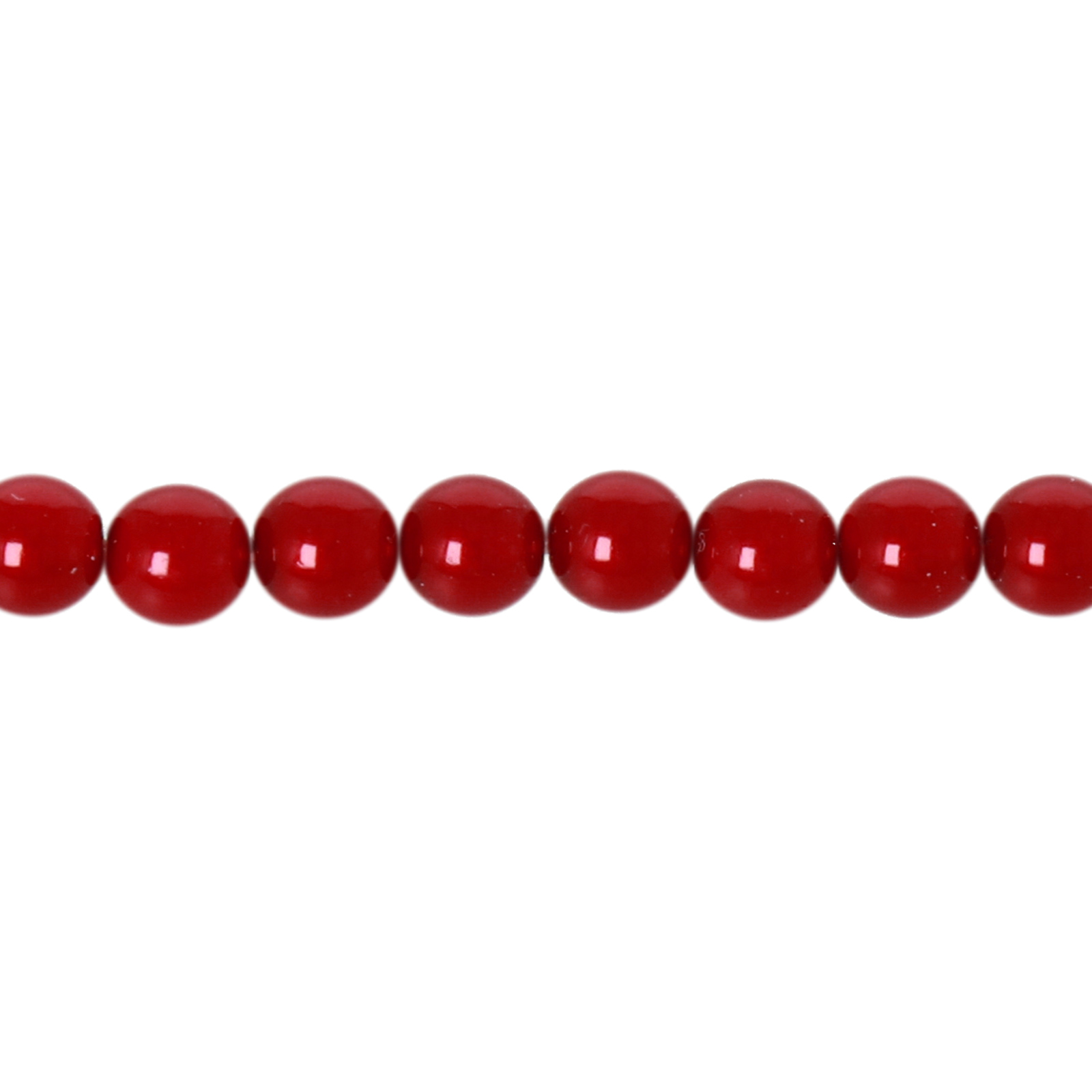 maxima preciosa round pearls red 4mm | 30pc