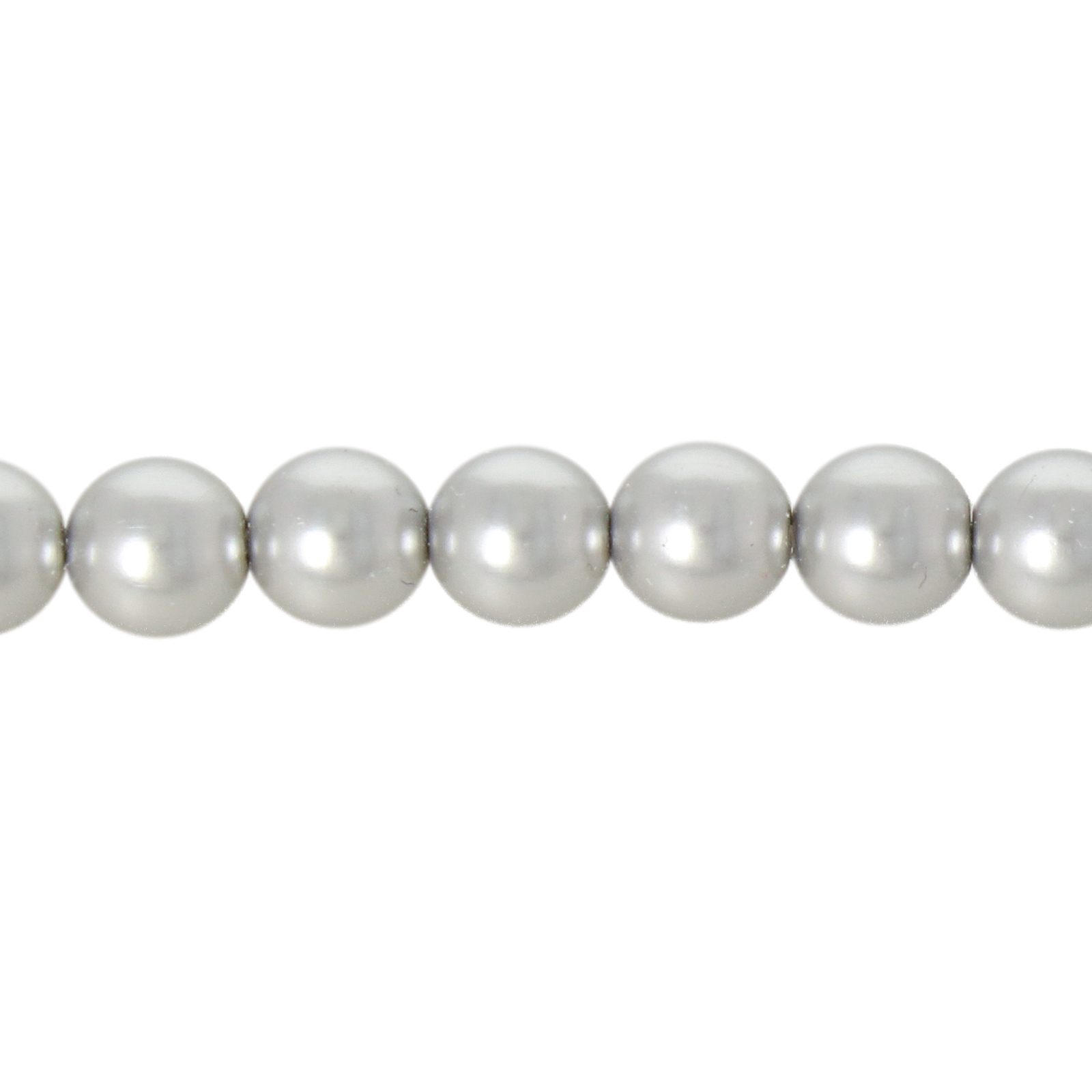 maxima preciosa round pearls light grey 6mm | 25pz