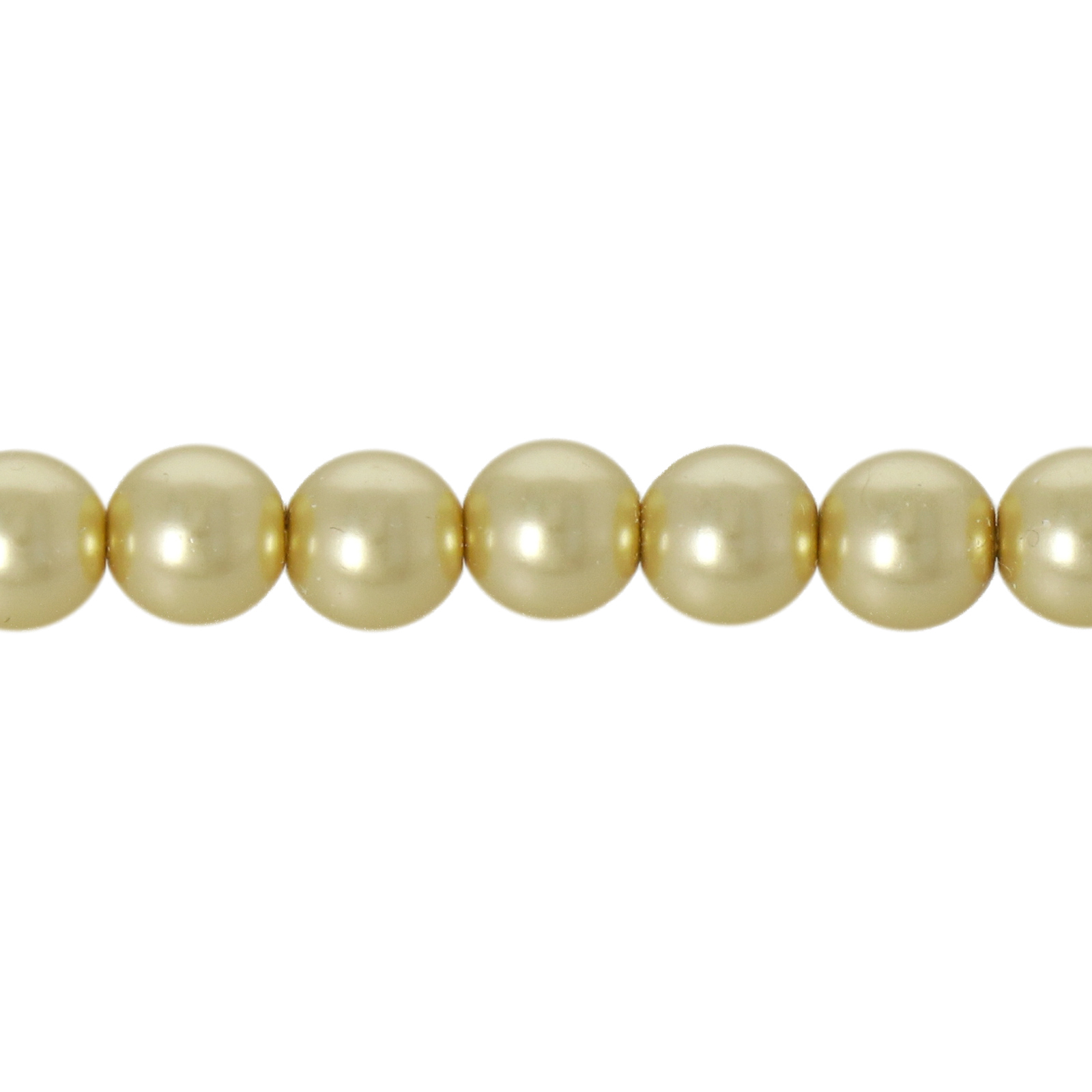 maxima preciosa round pearls vanilla 6mm | 25pz
