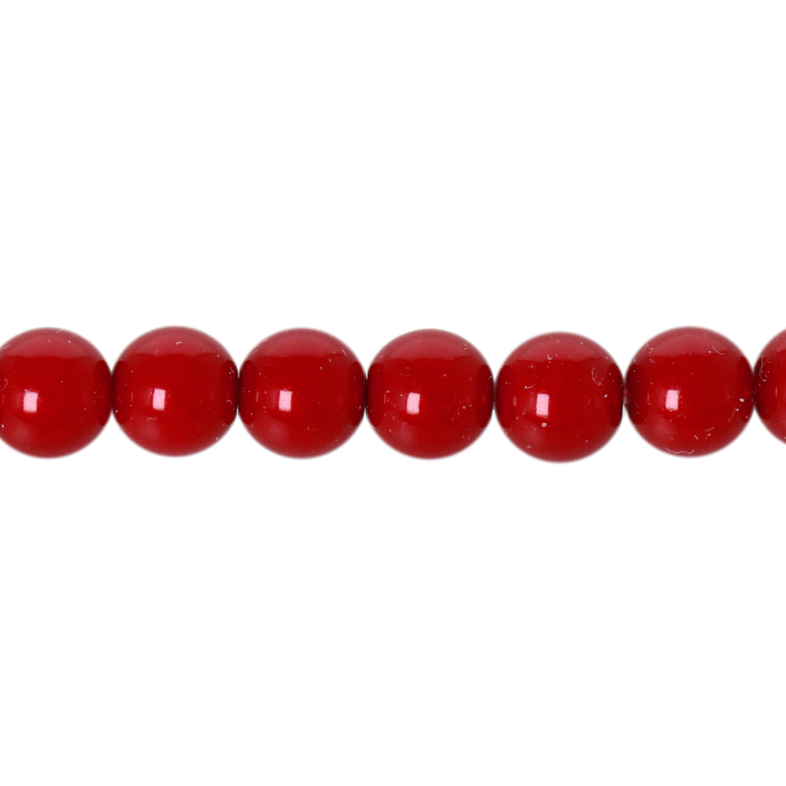 maxima preciosa round pearls red 6mm | 25pz