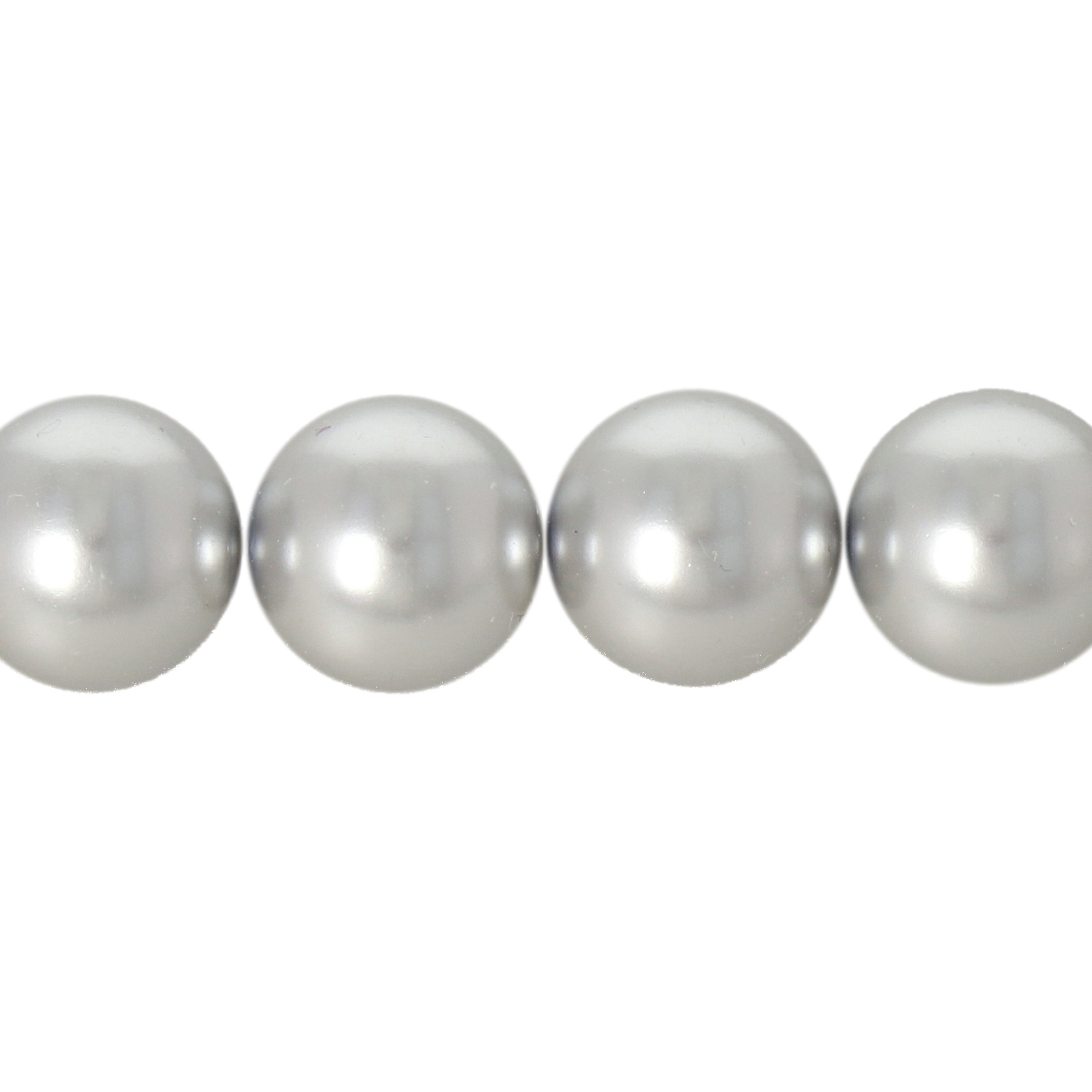 maxima preciosa round pearls light grey 10mm | 5pz