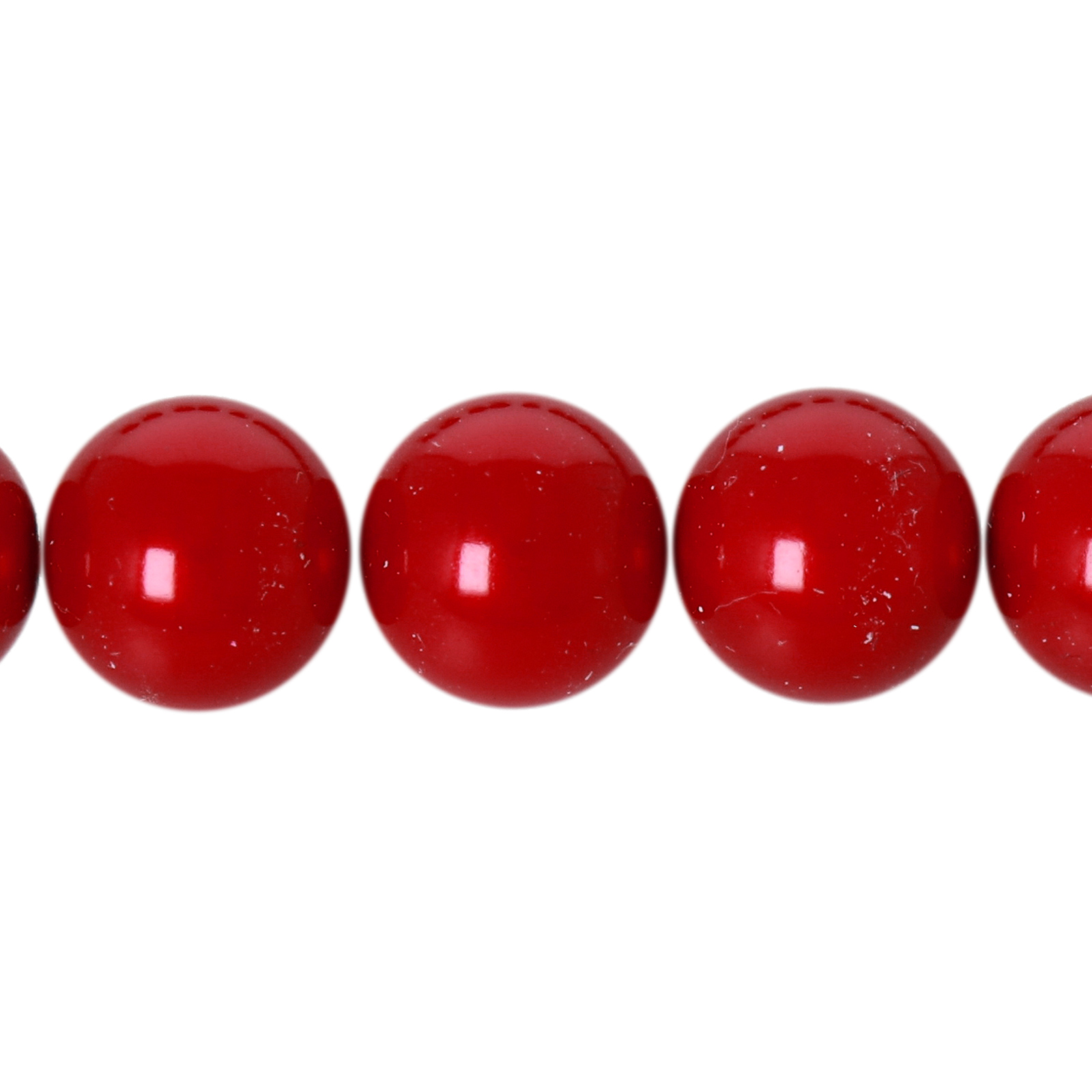 maxima preciosa round pearls red 10mm | 5pz