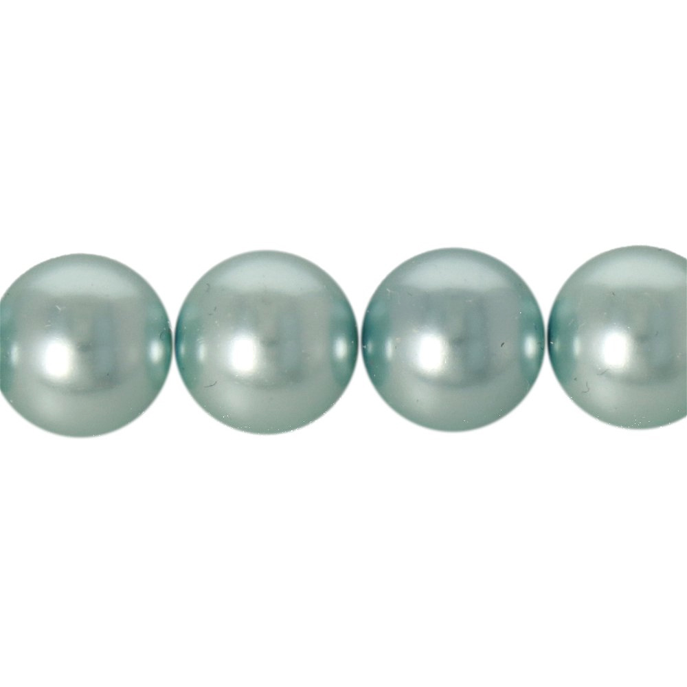 maxima preciosa round pearls light blue 10mm | 5pz