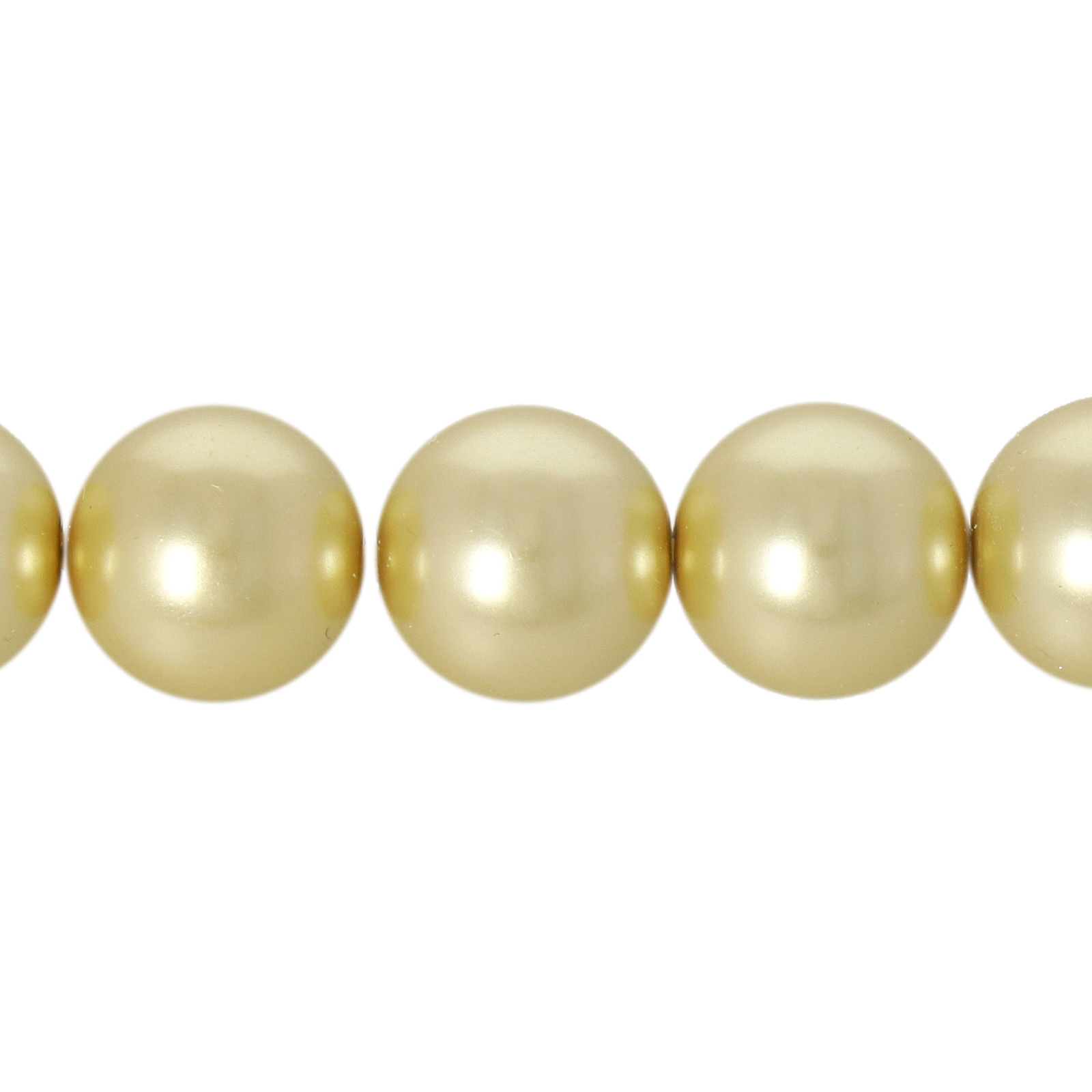 maxima preciosa round pearls vanilla 10mm | 5pz