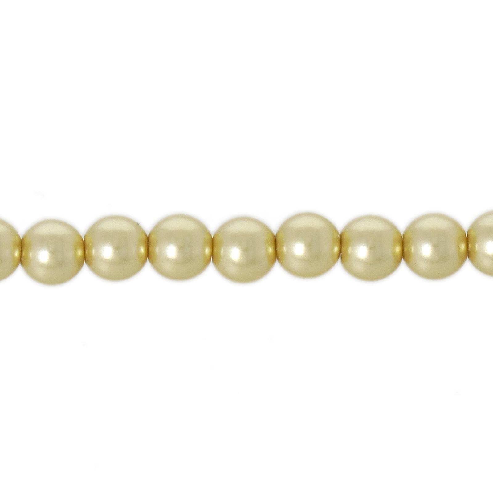 maxima preciosa round pearls vanilla 4mm | 30pc