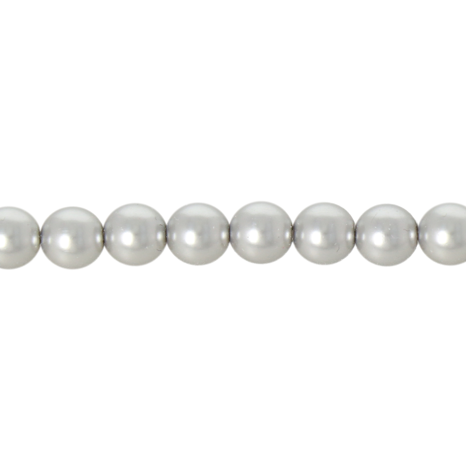 maxima preciosa round pearls light grey 4mm | 30pc