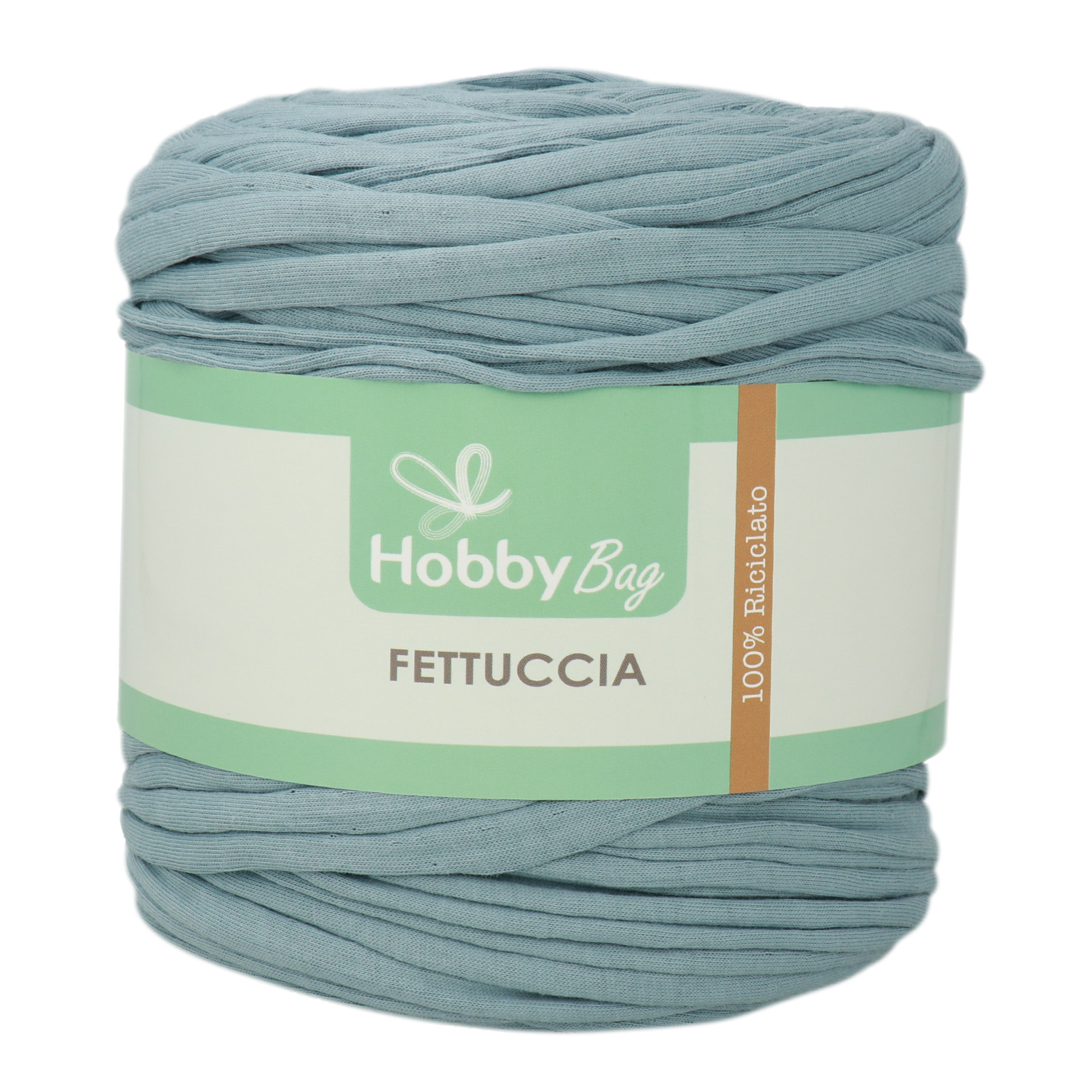 hobbybag t-shirt yarn fettuccia - medium grau - 500-800gr (110-130mt) | 1st