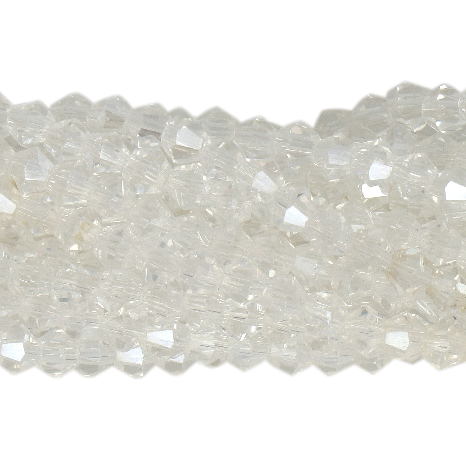 crystal ab chinese crystal faceted bicone 3mm | 1 strand