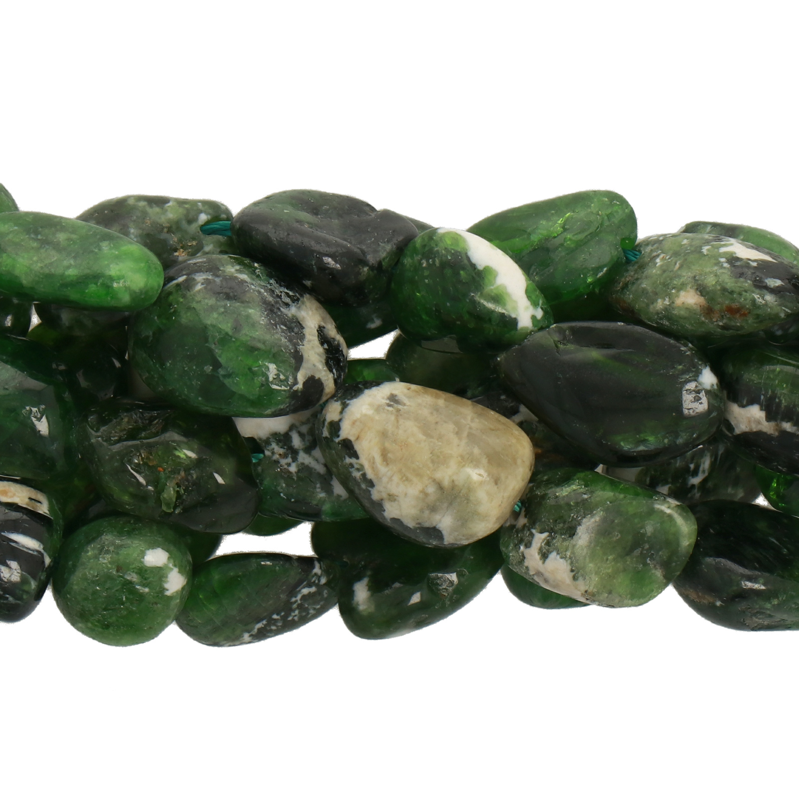 diopside nugget 8-10mm aprox. | 15/16-inch strand