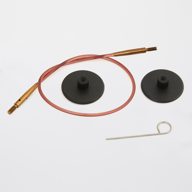 interchangeable needles cables knitpro - nylon brown 50cm | 1pc