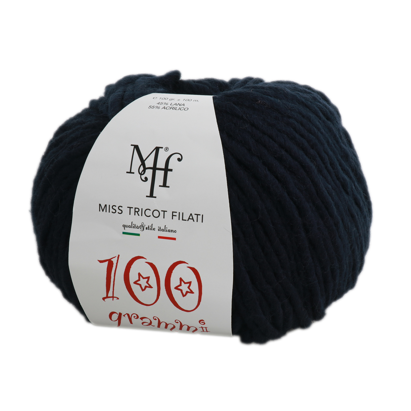 miss tricot 100 grammi blue navy (12) - 100gr (100mt) | 1pc