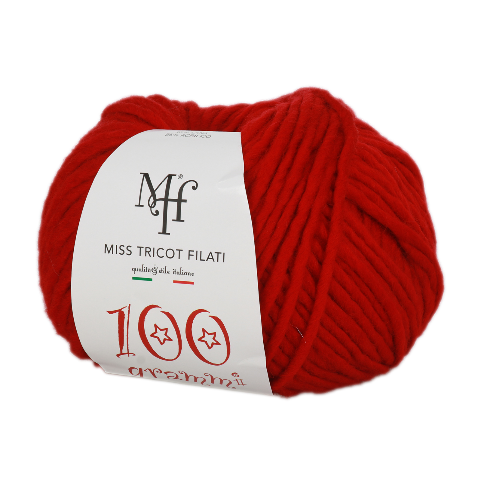 miss tricot 100 grammi red (13) - 100gr (100mt) | 1pc