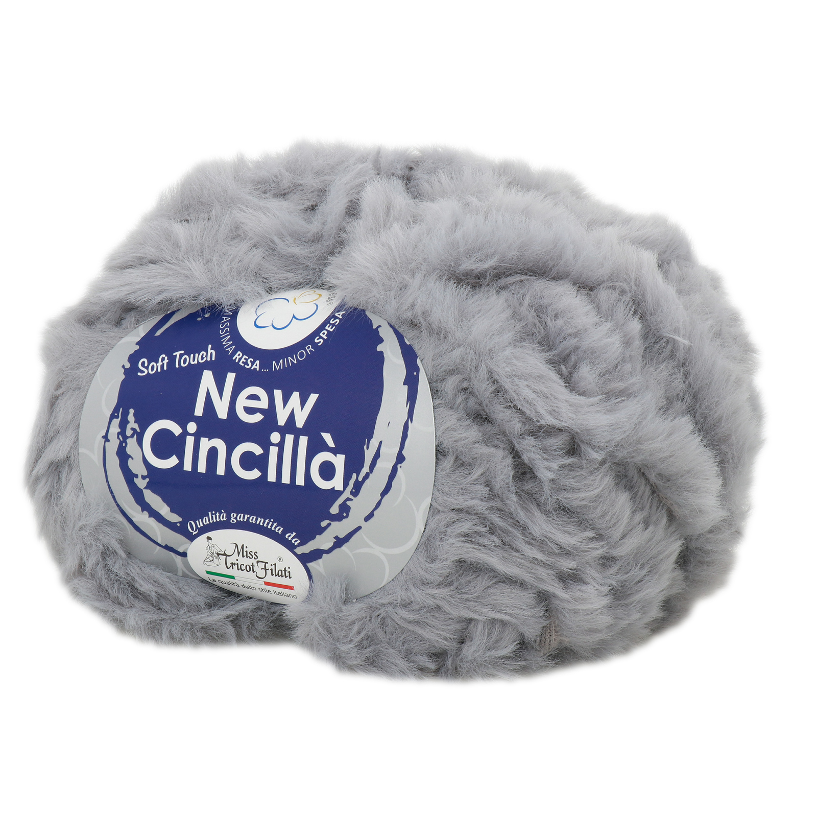 miss tricot new cincillà medium grey (15) - 100gr (65mt) | 1pc