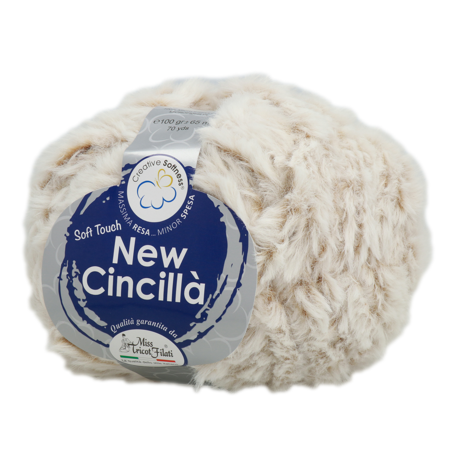 miss tricot new cincillà melange camel (03) - 100gr (65mt) | 1pc
