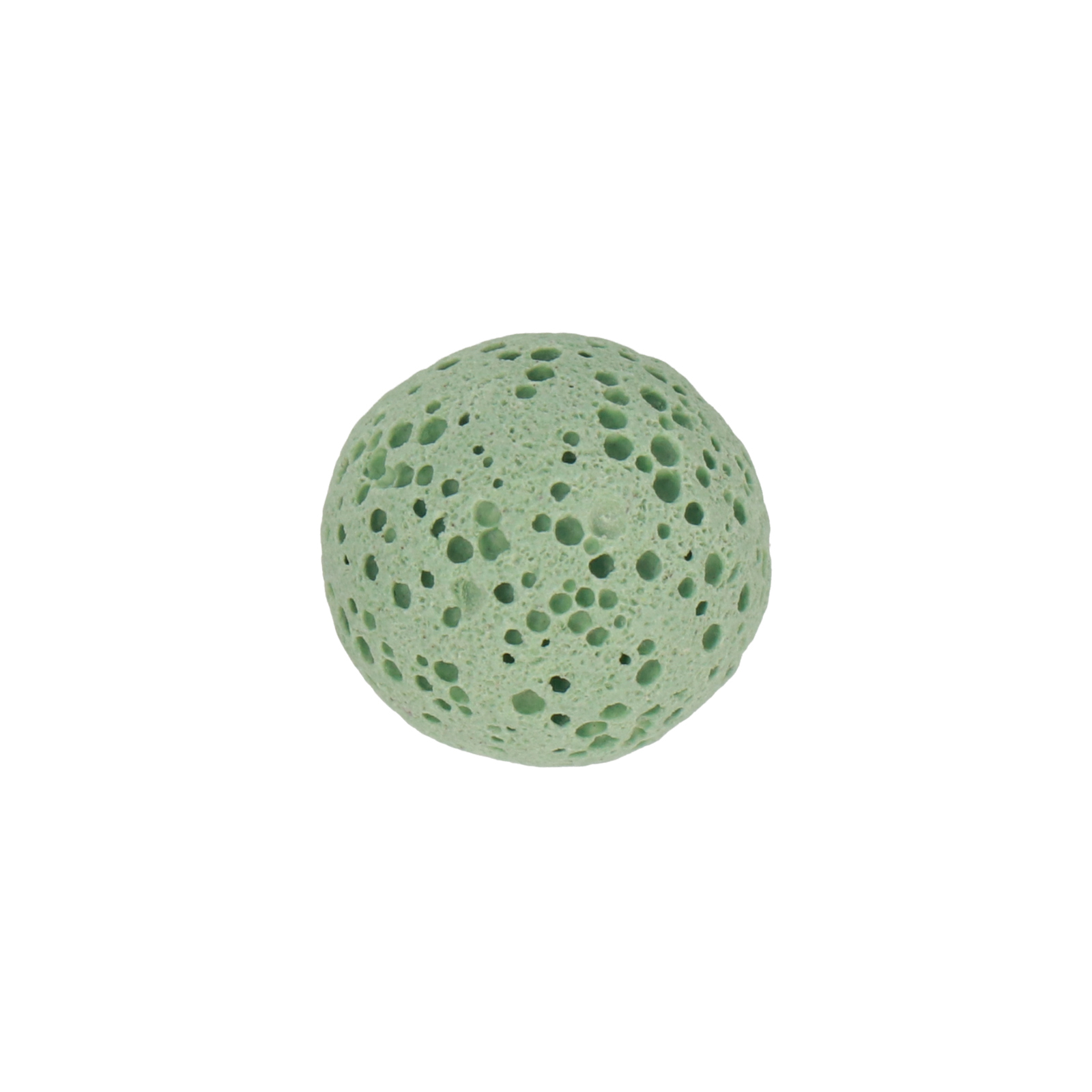 green lava not drilled round 16mm | 1pc