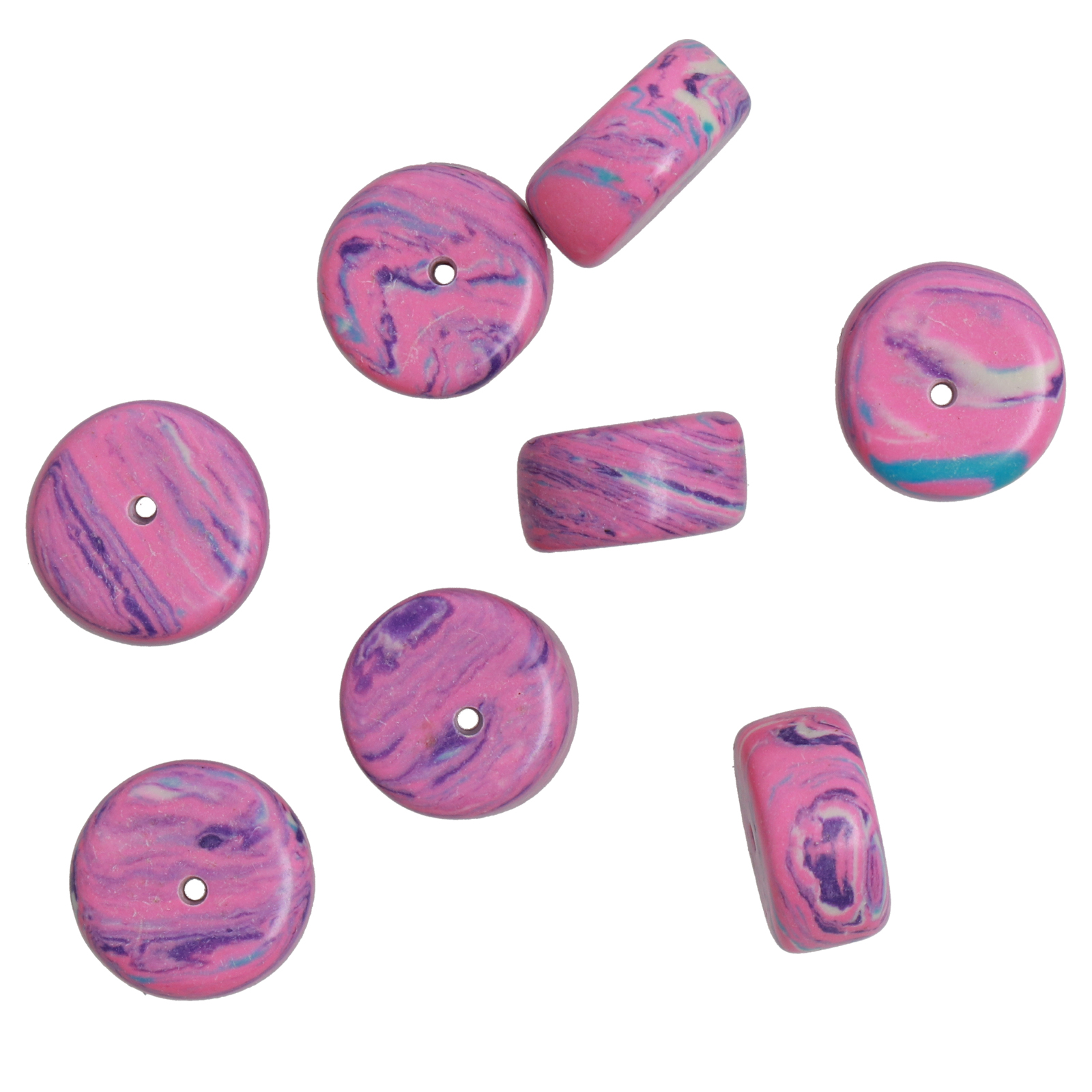 turquoise ceramic beads heishi 13x7mm aprox | 15pc