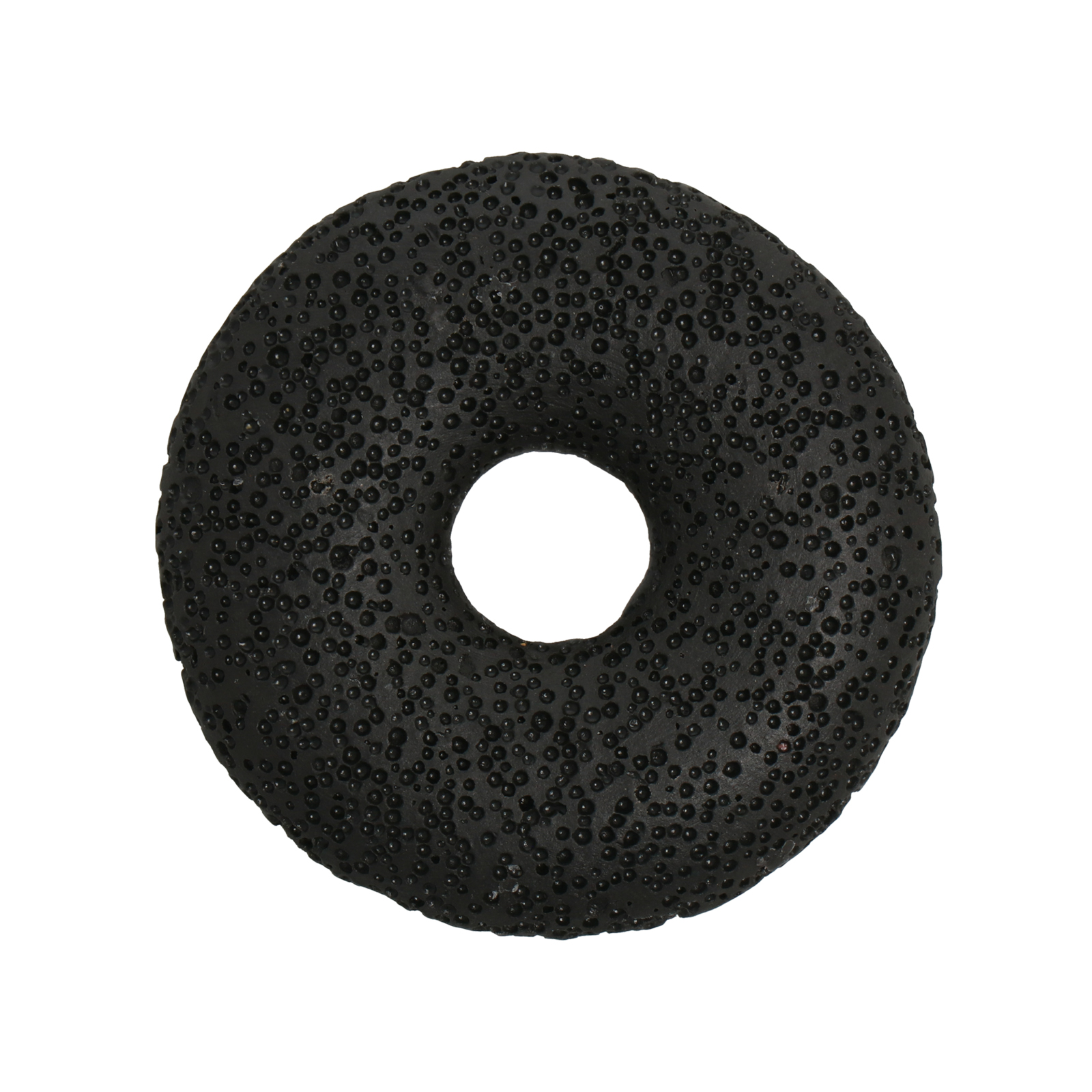 black lava stone donut 50mm | 1pc