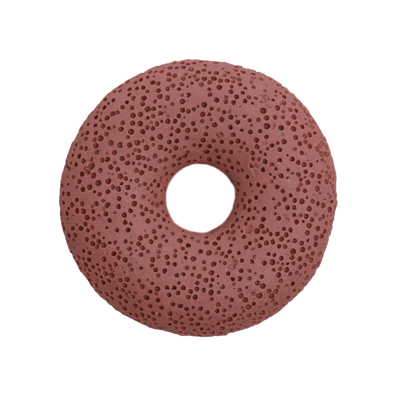 pink lava stone donut 50mm | 1pc