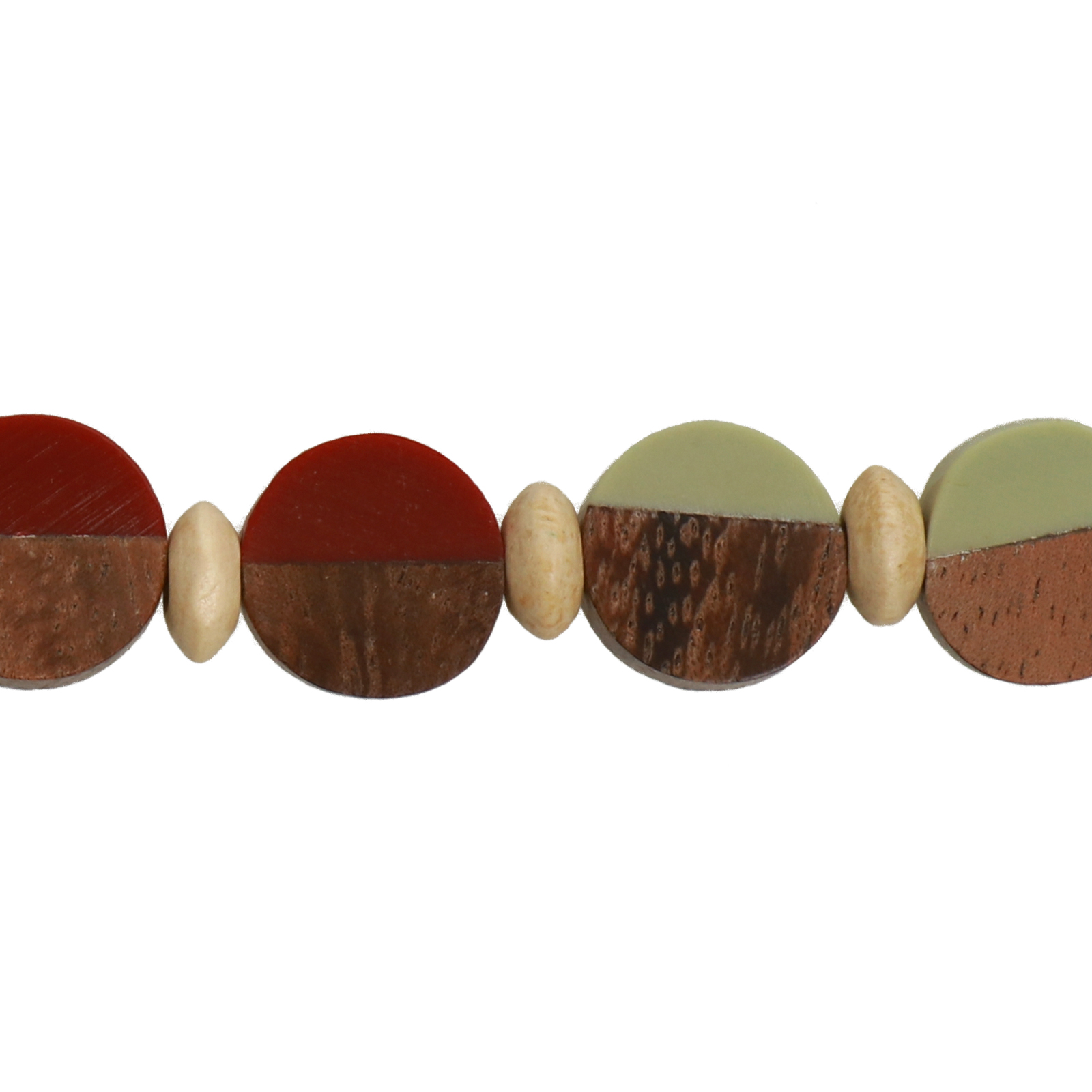 resin mix wood glatt shiebe 14mm - 10stk | 1 strang