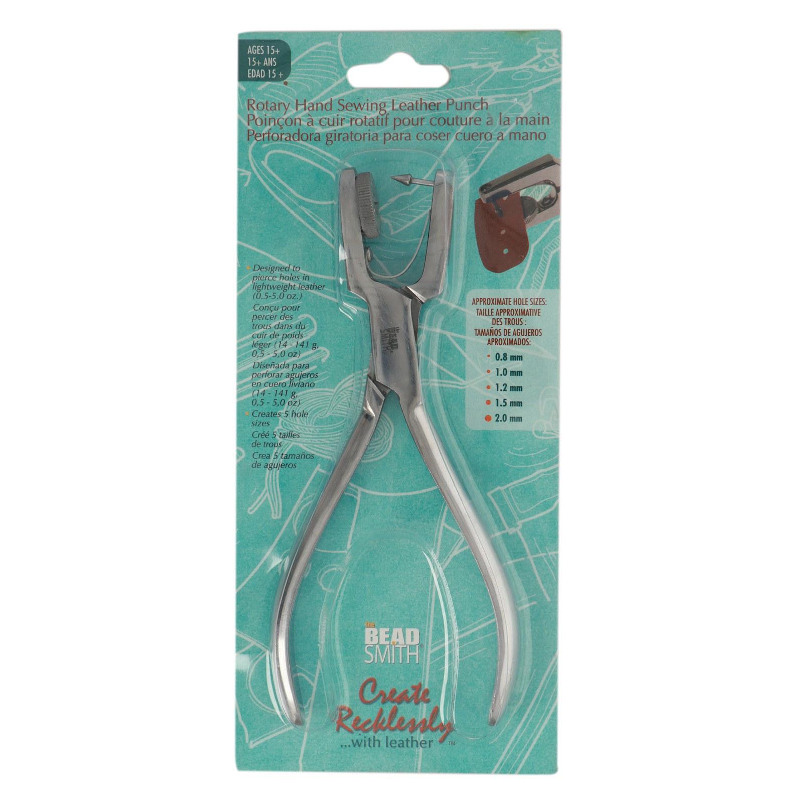leather punch 0,8mm/2mm | 1pc