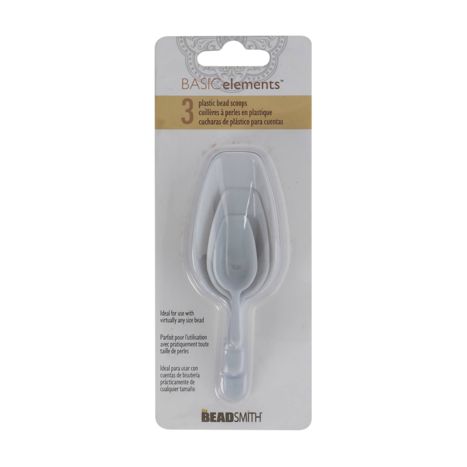 set plastic bead scoops | 1pc