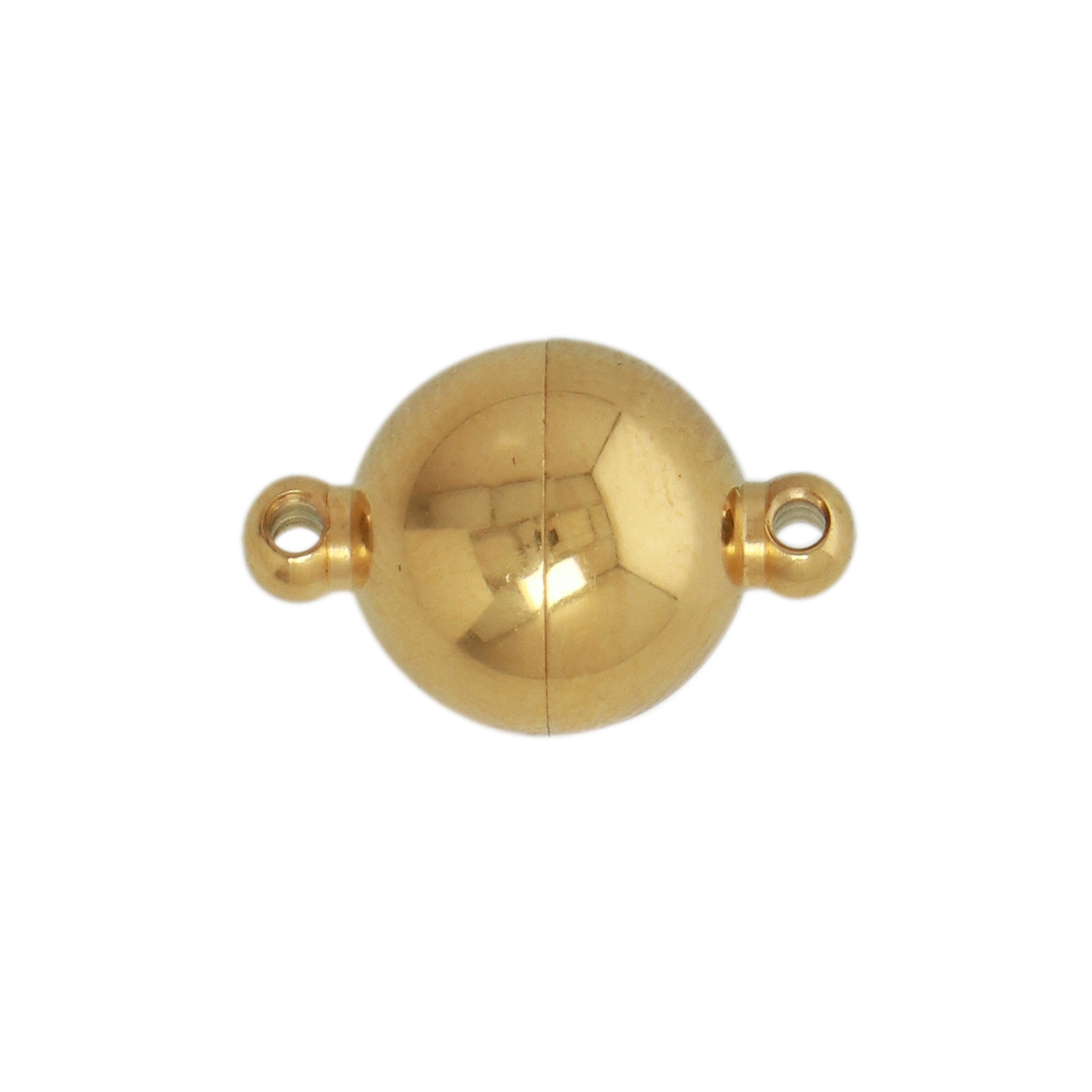gold plated stainless steel magnetic ball clasp 10mm | 1pc