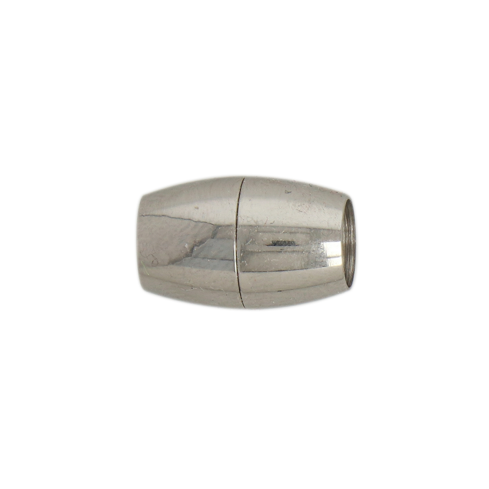 stainless steel magnetic clasp with ends 13x9mm (width 6mm) | 1pc