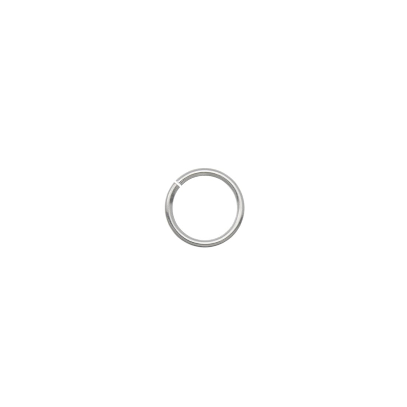 sterling silver open jump ring 4mm - wire 0,8mm | 10pc