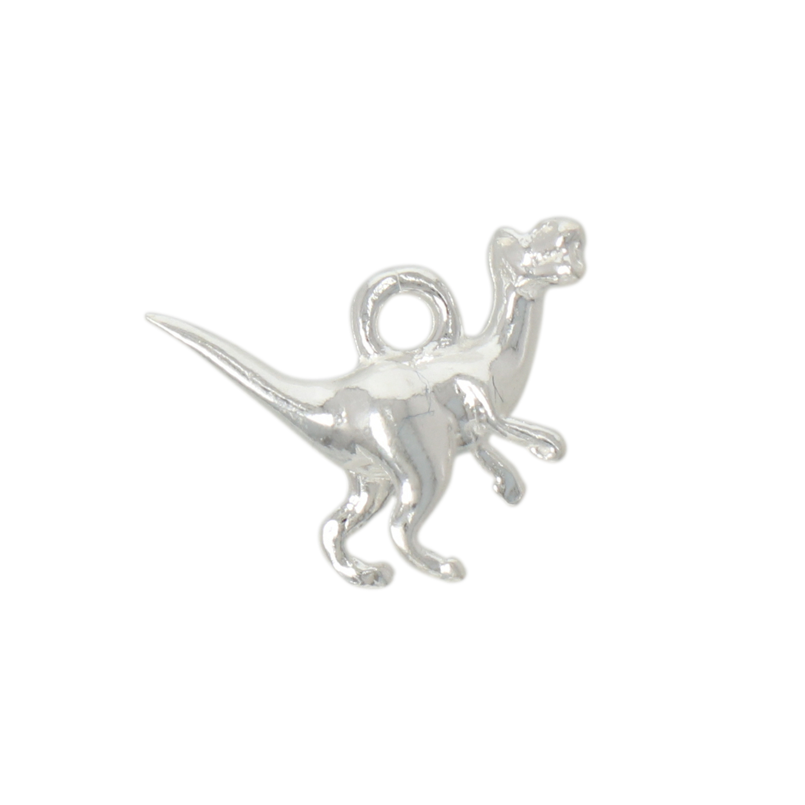 sterling silver dinosaur charm 15,5x11,5mm | 1pc