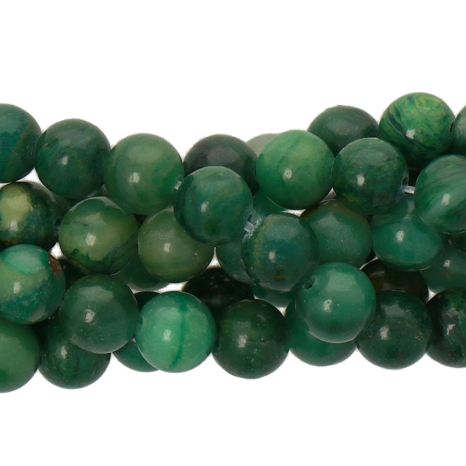 african jade smooth round 6mm | 15/16-inch strand