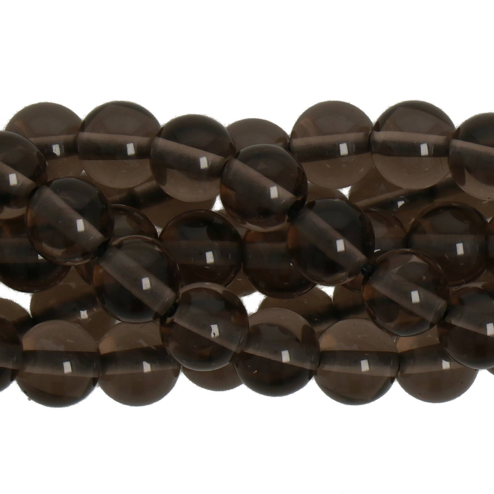 schwarzobsidian grau runde 6mm | strang 38/40cm