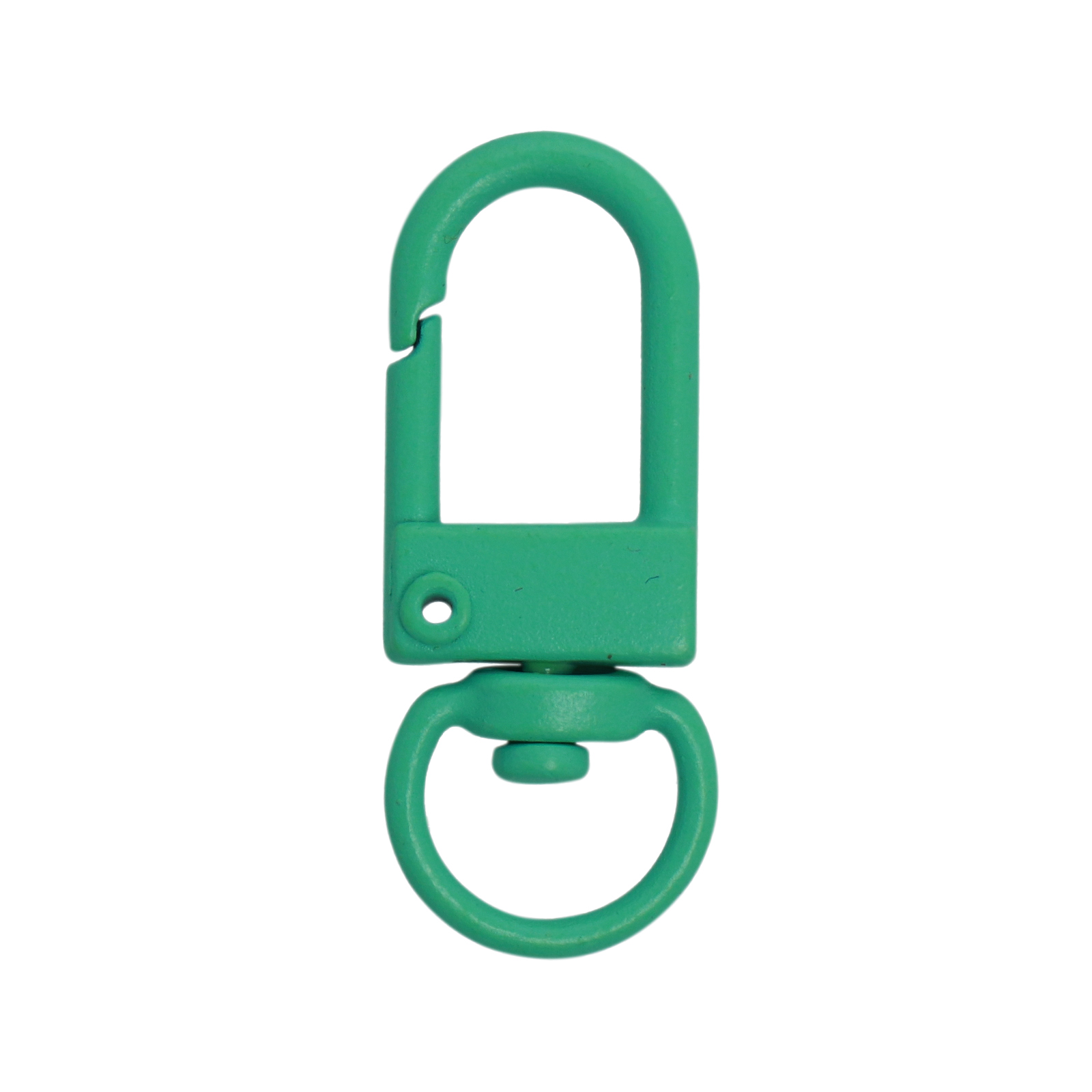 karabinerverschluss emaillierte aqua 30x12mm | 10st