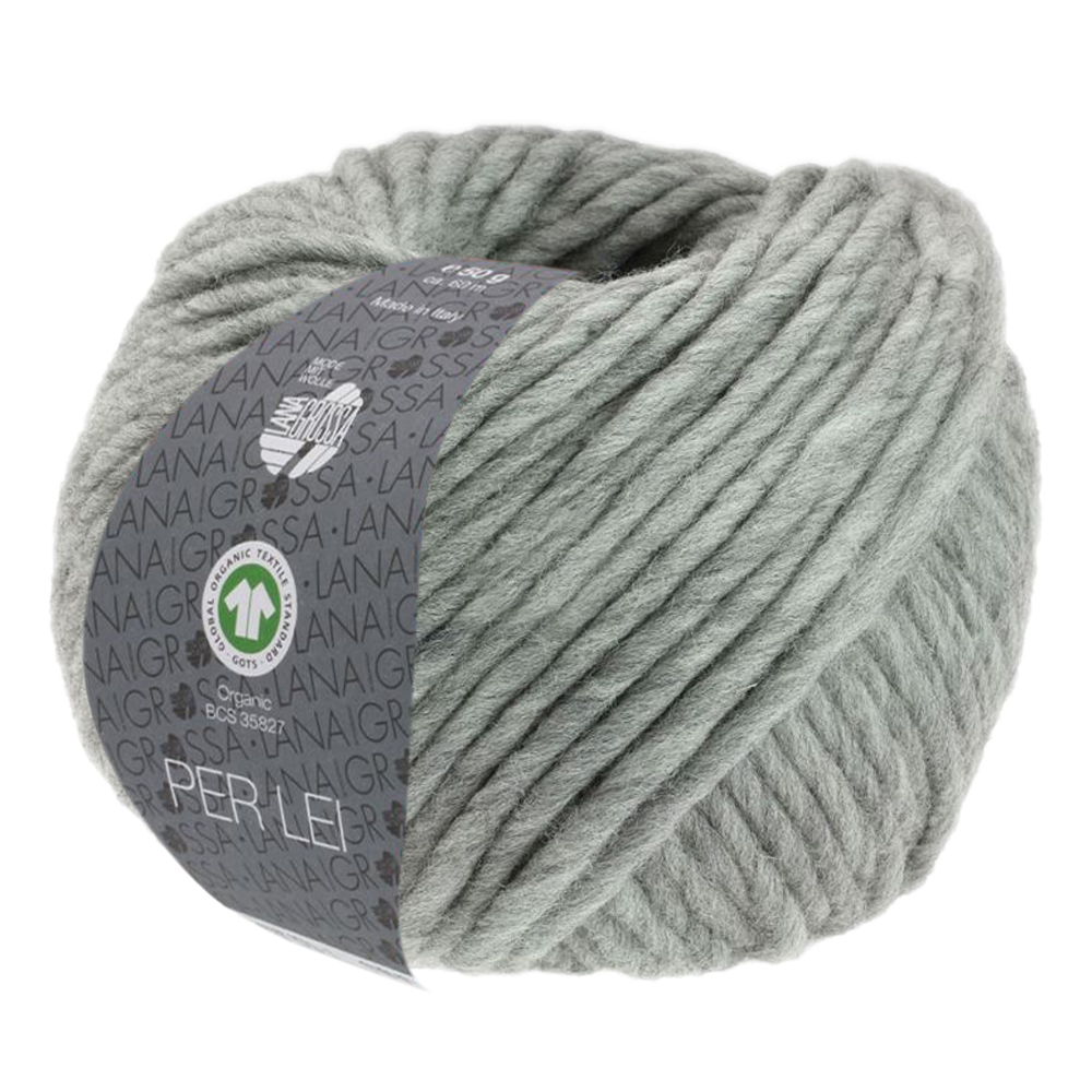 per lei lana grossa - light grey (007) - 50gr (60mt) | 1pc