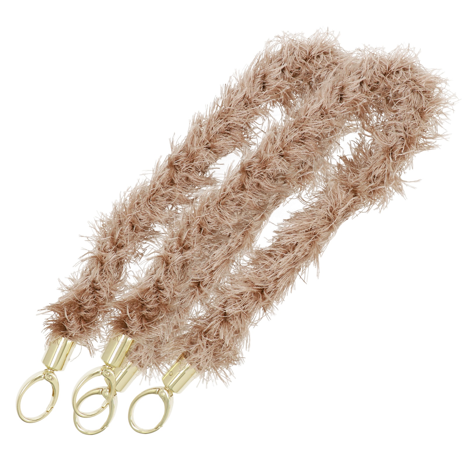 bags handle inda fur - beige (03) gold 64cm | 2pc