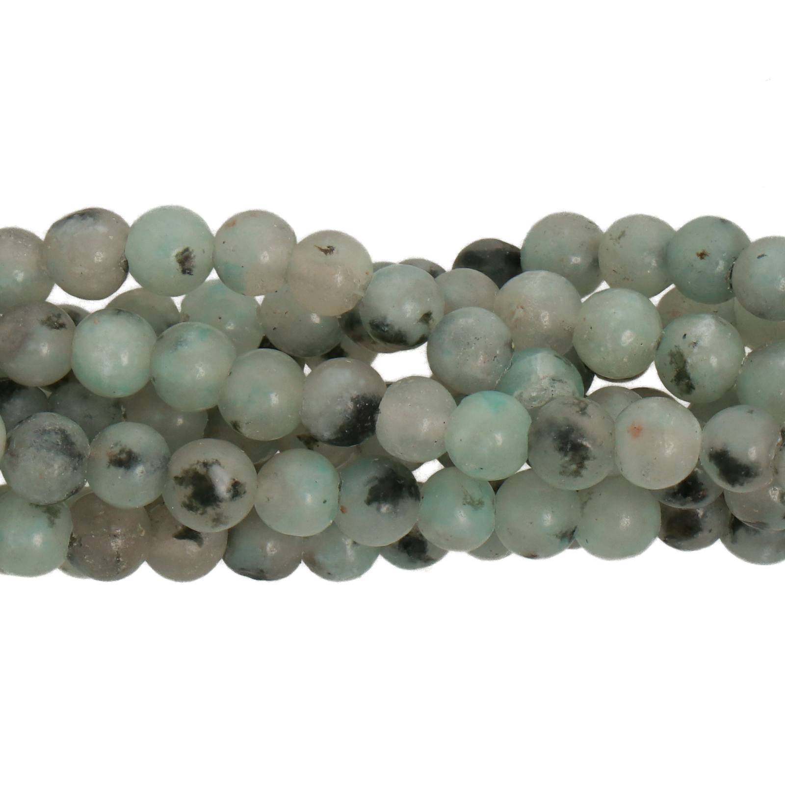 kiwi jasper smooth round 4mm | 15/16-inch strand