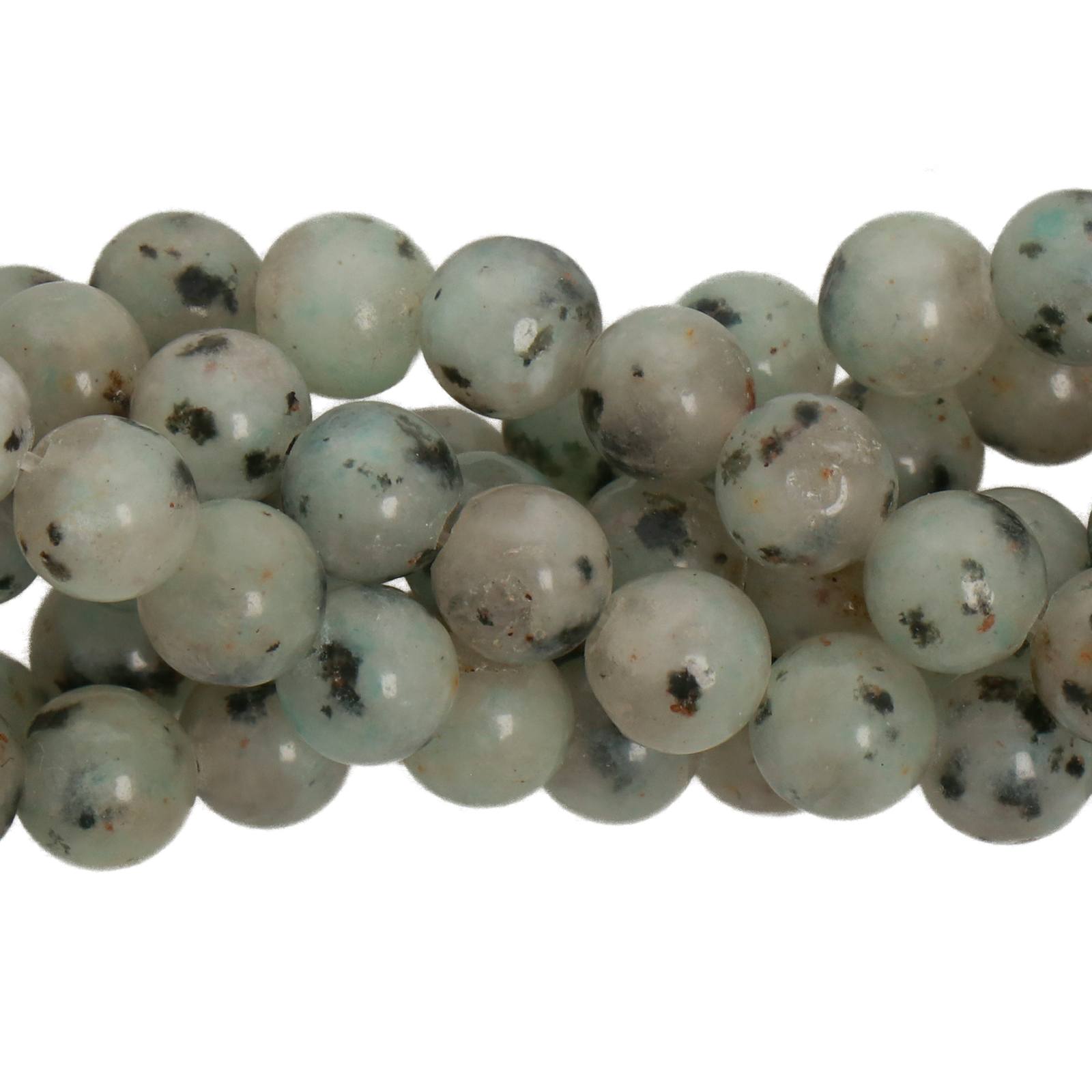 kiwi jasper smooth round 6mm | 15/16-inch strand