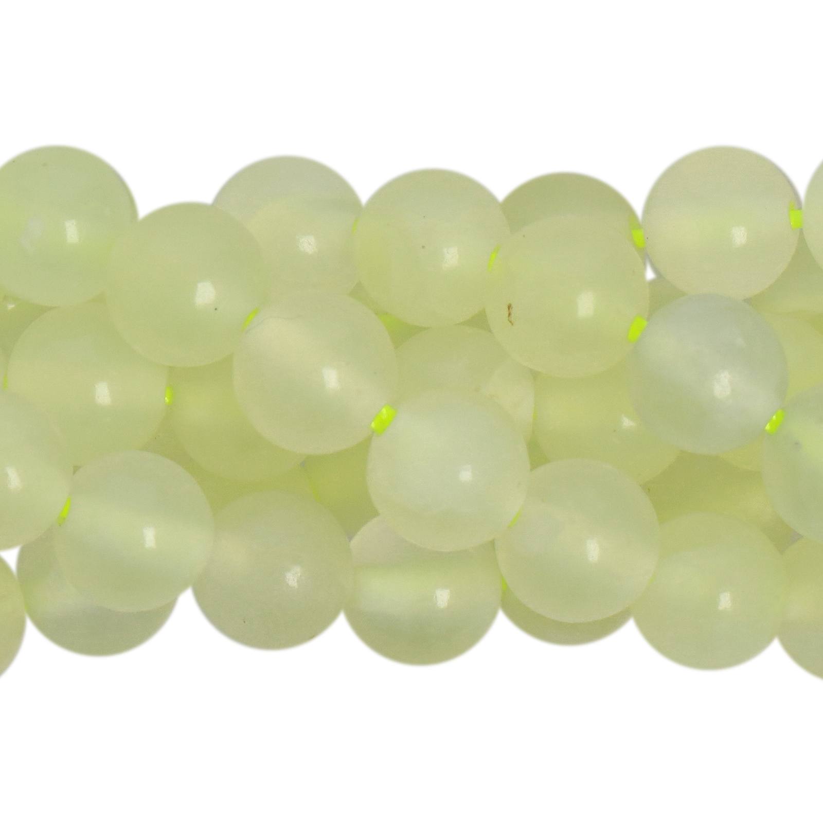 new jade glatt runde 6mm | strang 38/40cm